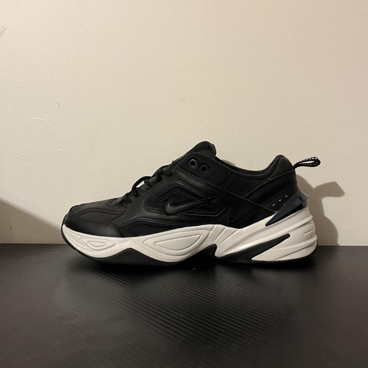 nike m2k tekno trainers black black white