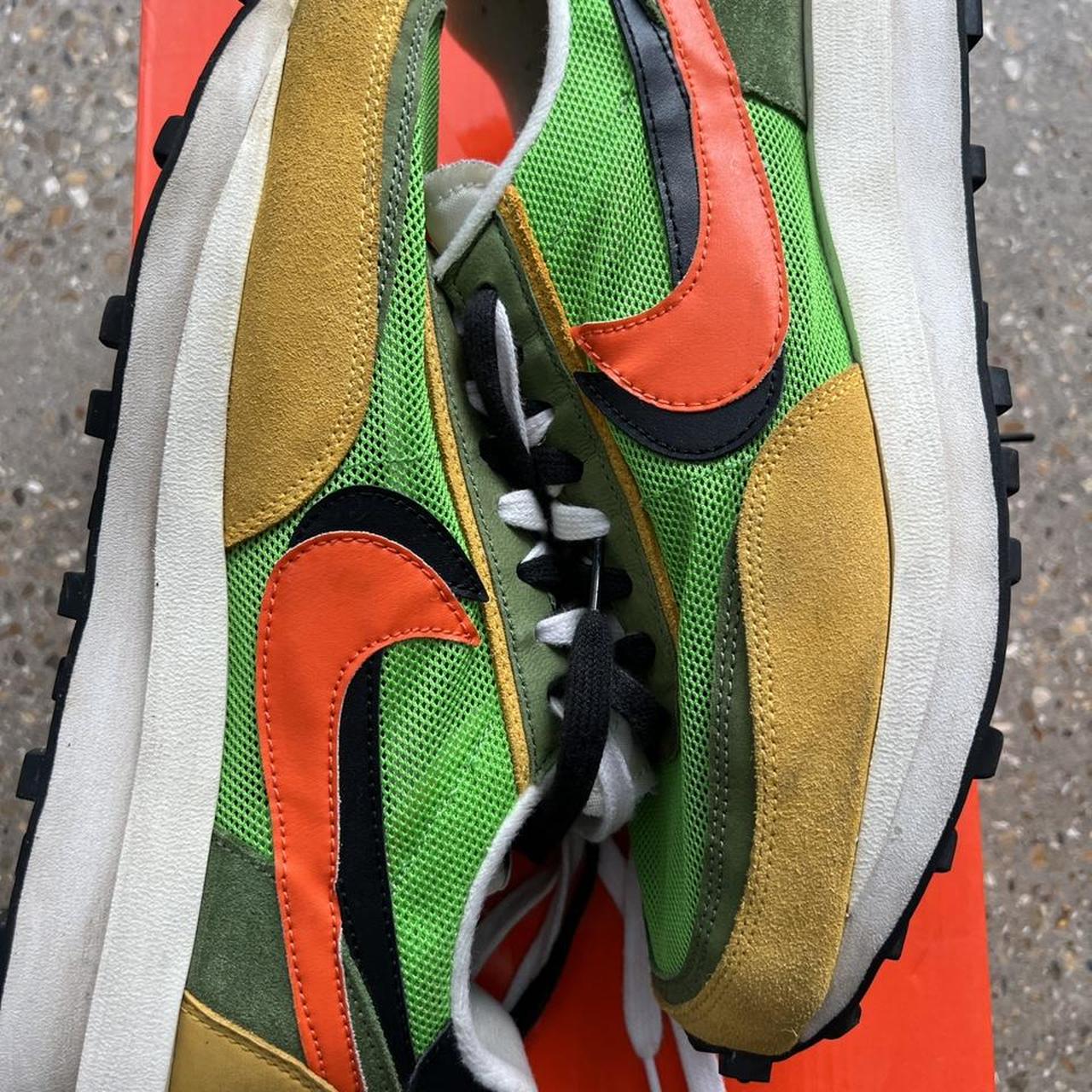 sacai x nike ldwaffle green gusto mens