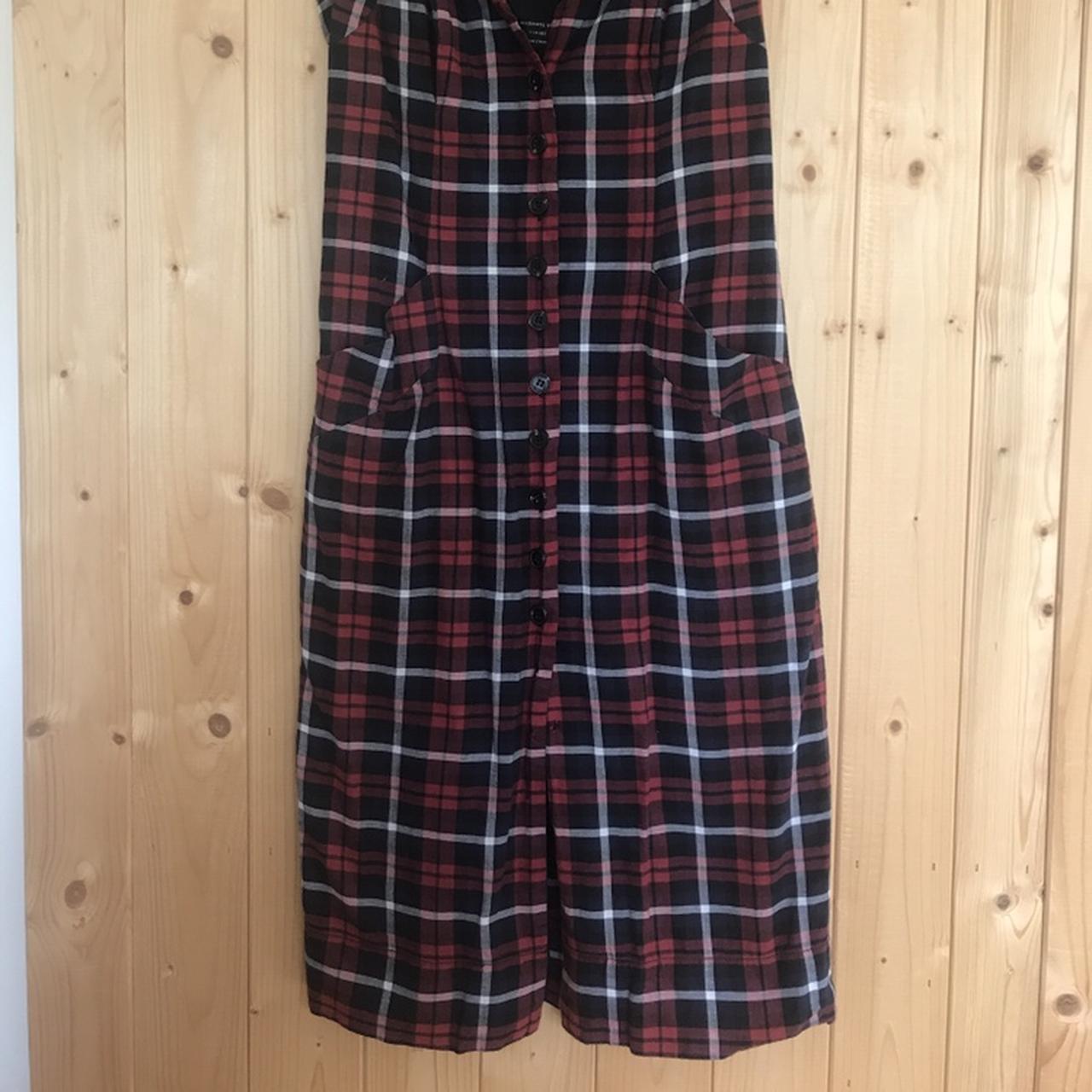 Red tartan store dress all saints