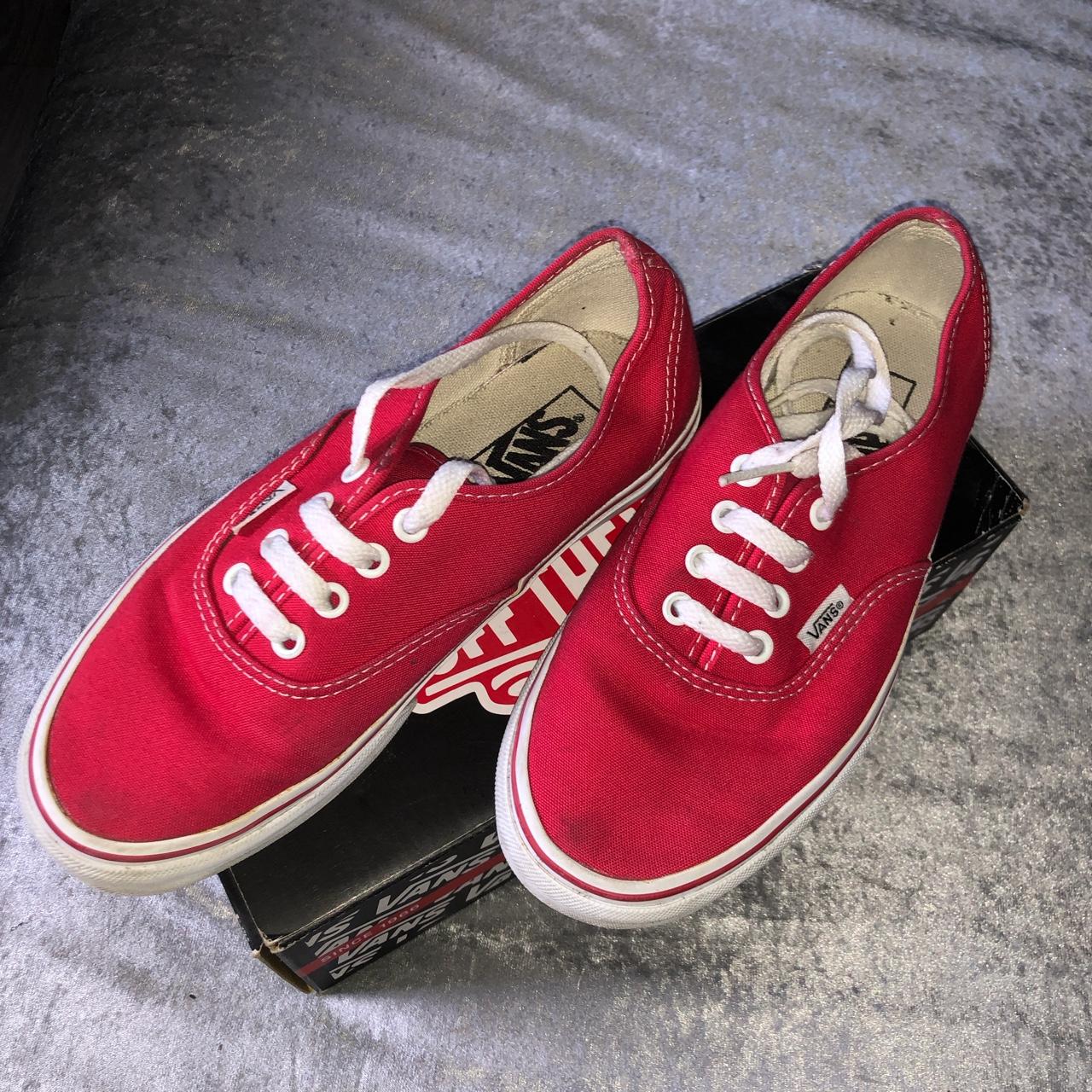 red paint drip vans