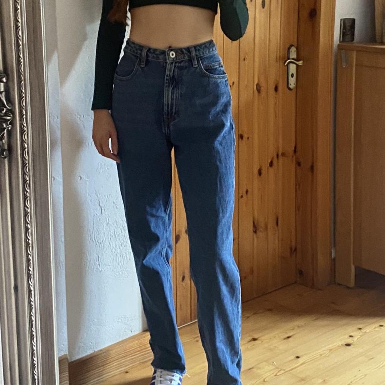 Collusion dark blue mom jeans (x006) W26 L30