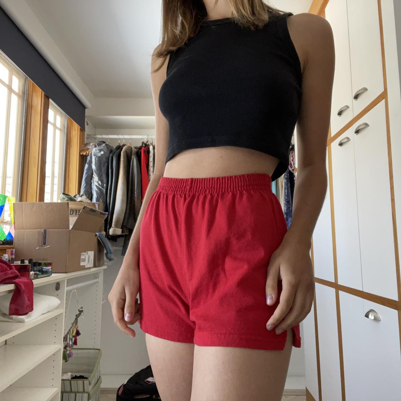 Soffe Womens Red Shorts Depop 1806