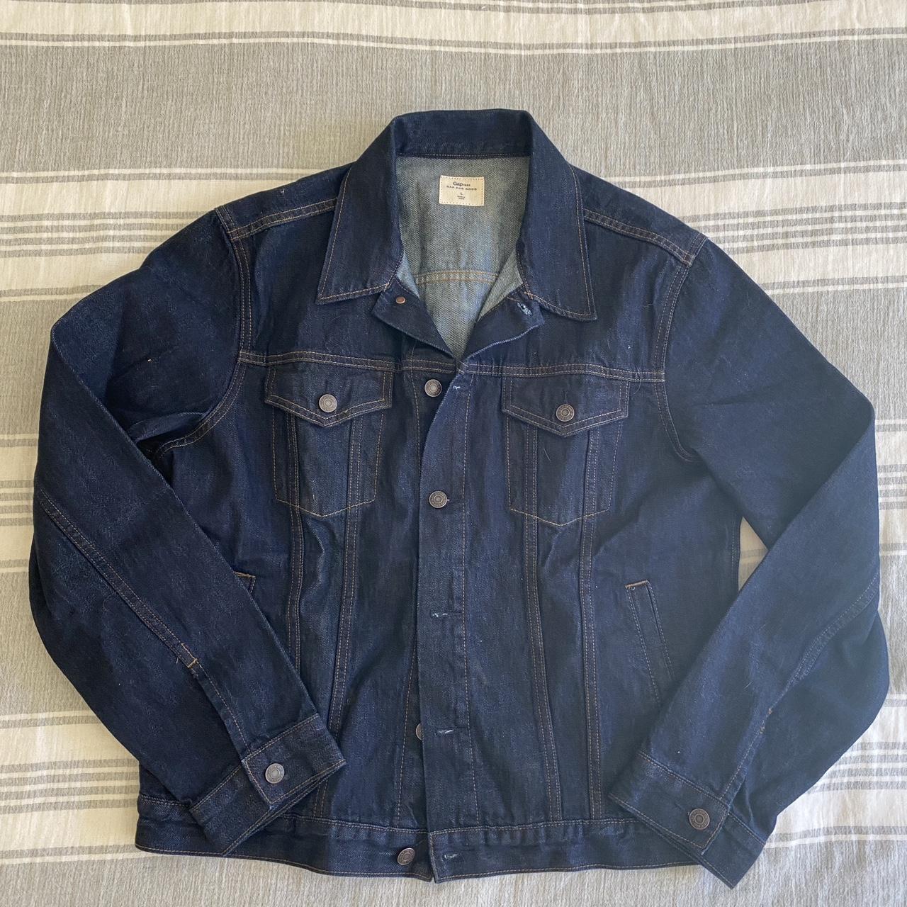 GAP Denim Jacket - Mens Large Never worn. Small... - Depop