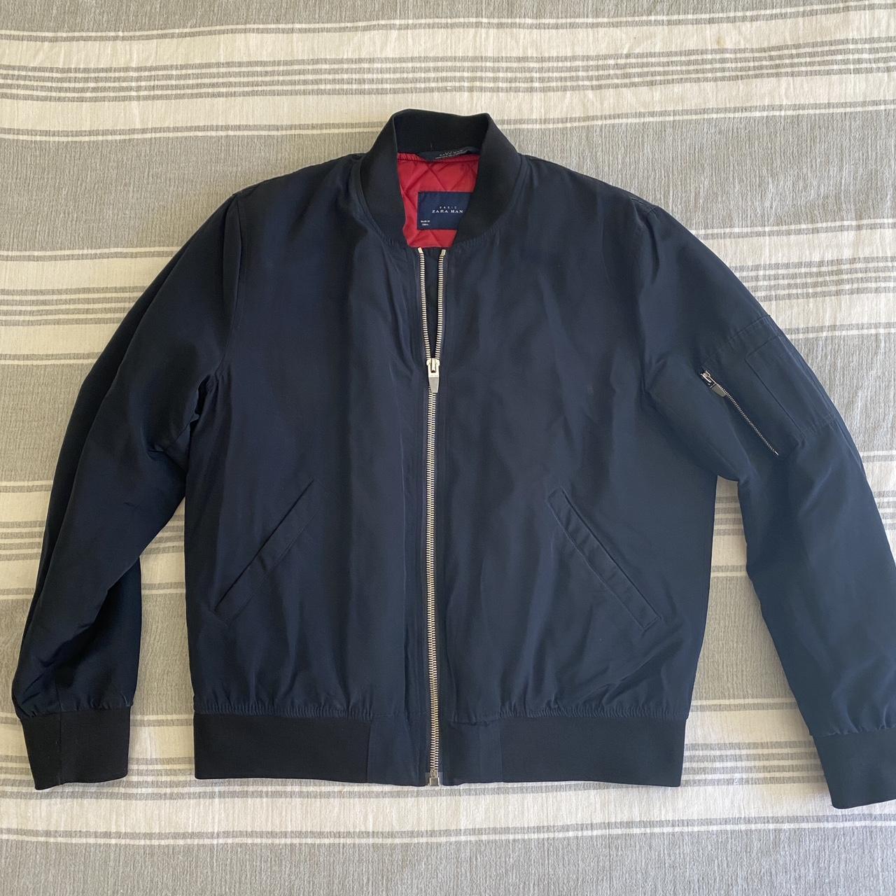 Zara Bomber Jacket - Men’s Large Says XL but fits... - Depop