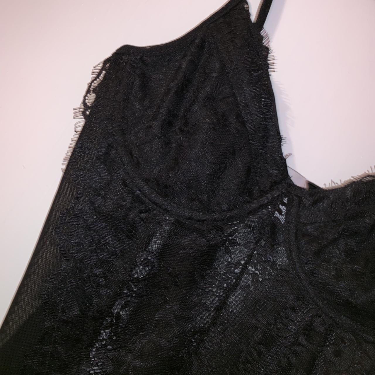 ⚫️ Princess Polly black lace bodysuit - size 12 but... - Depop