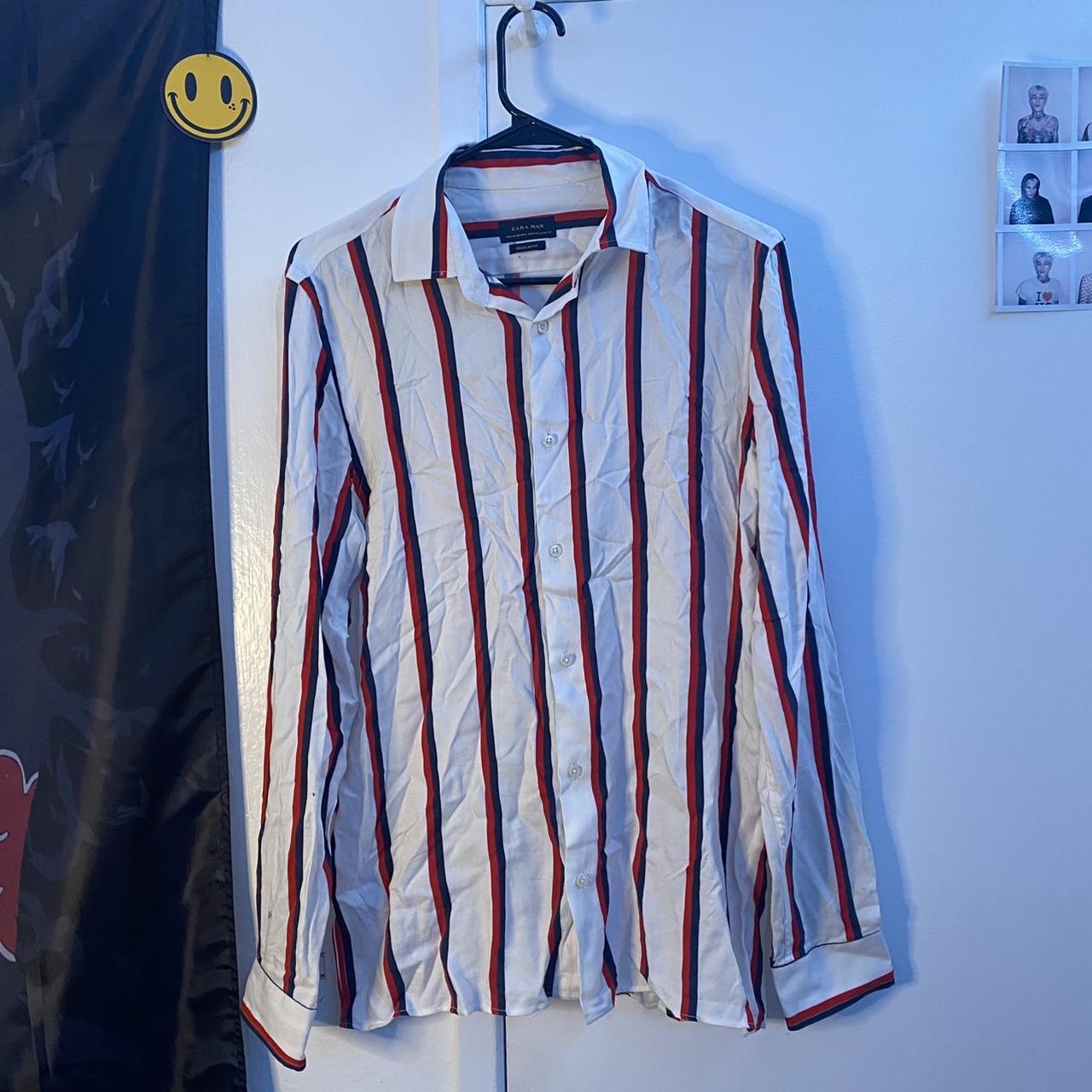 Zara Button Up Shirt Size medium in men Depop