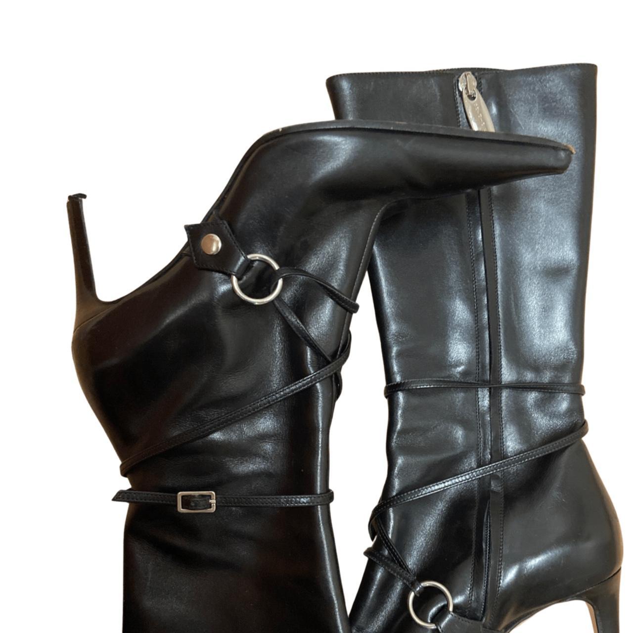 Product Image 2 - leather mid-calf black boots. best
