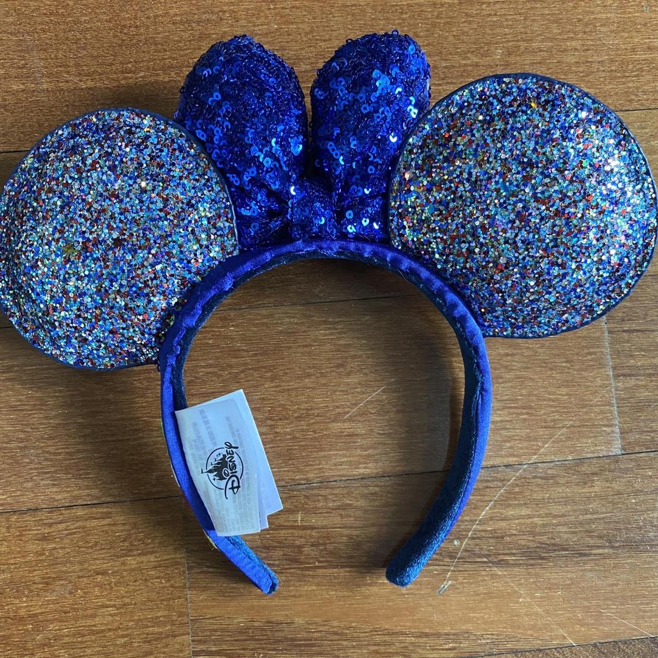 Blue Multi-color Glitter 2020 Disney Ear... - Depop