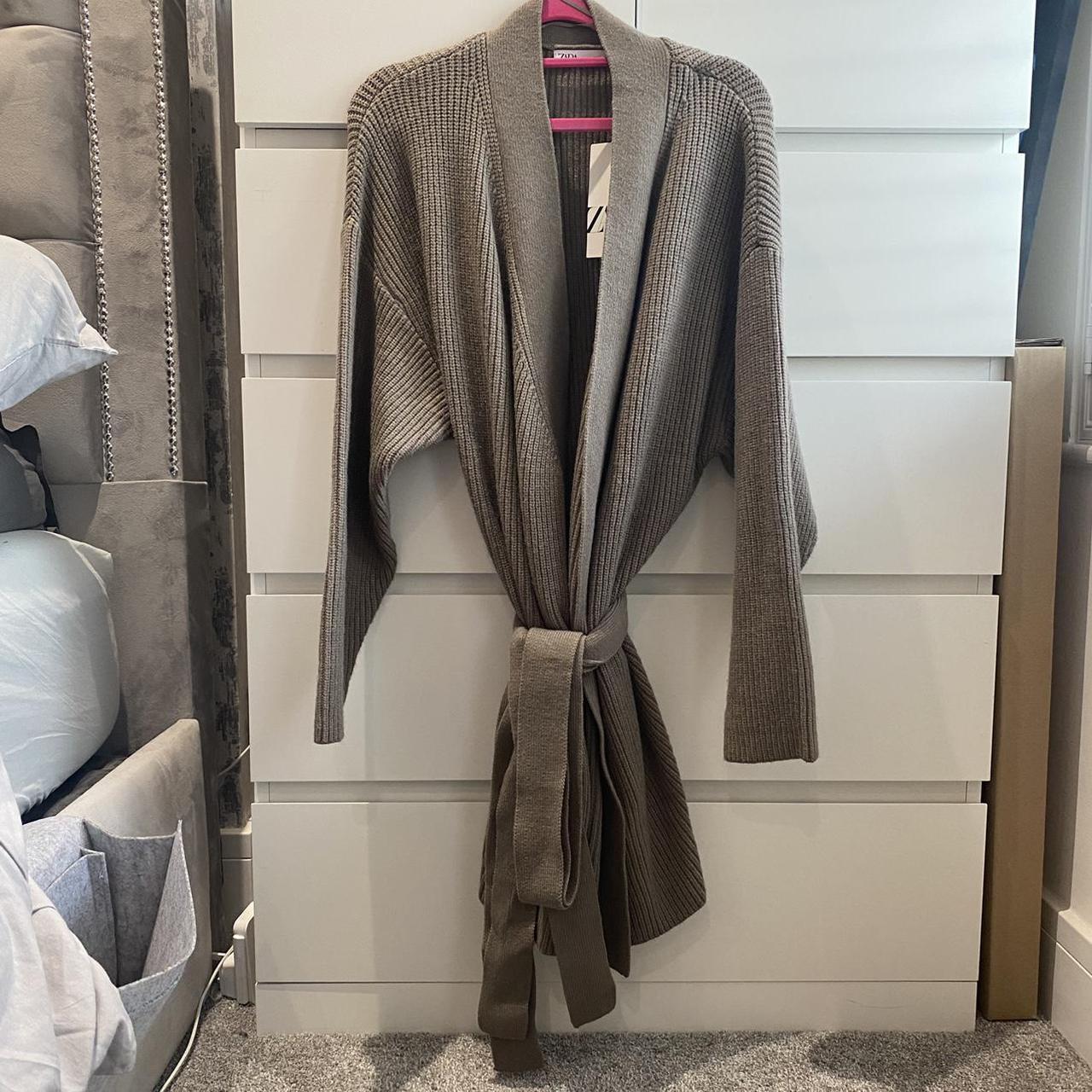 Outfit Knit Wrap Cardigan Zara NWT KNIT WRAP TOP CARDIGAN BLACK