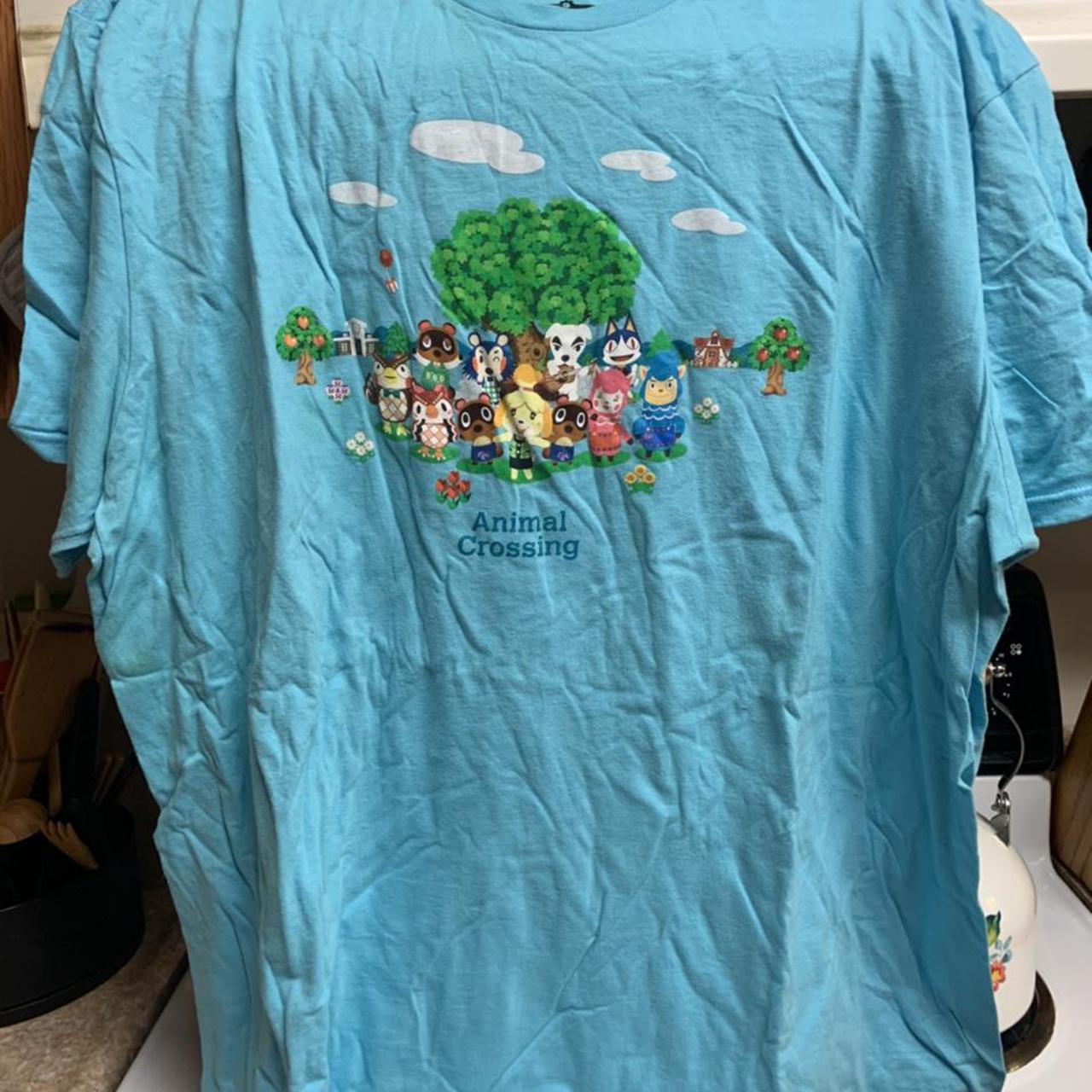 Animal crossing hot topic tshirt 2xl Worn... - Depop