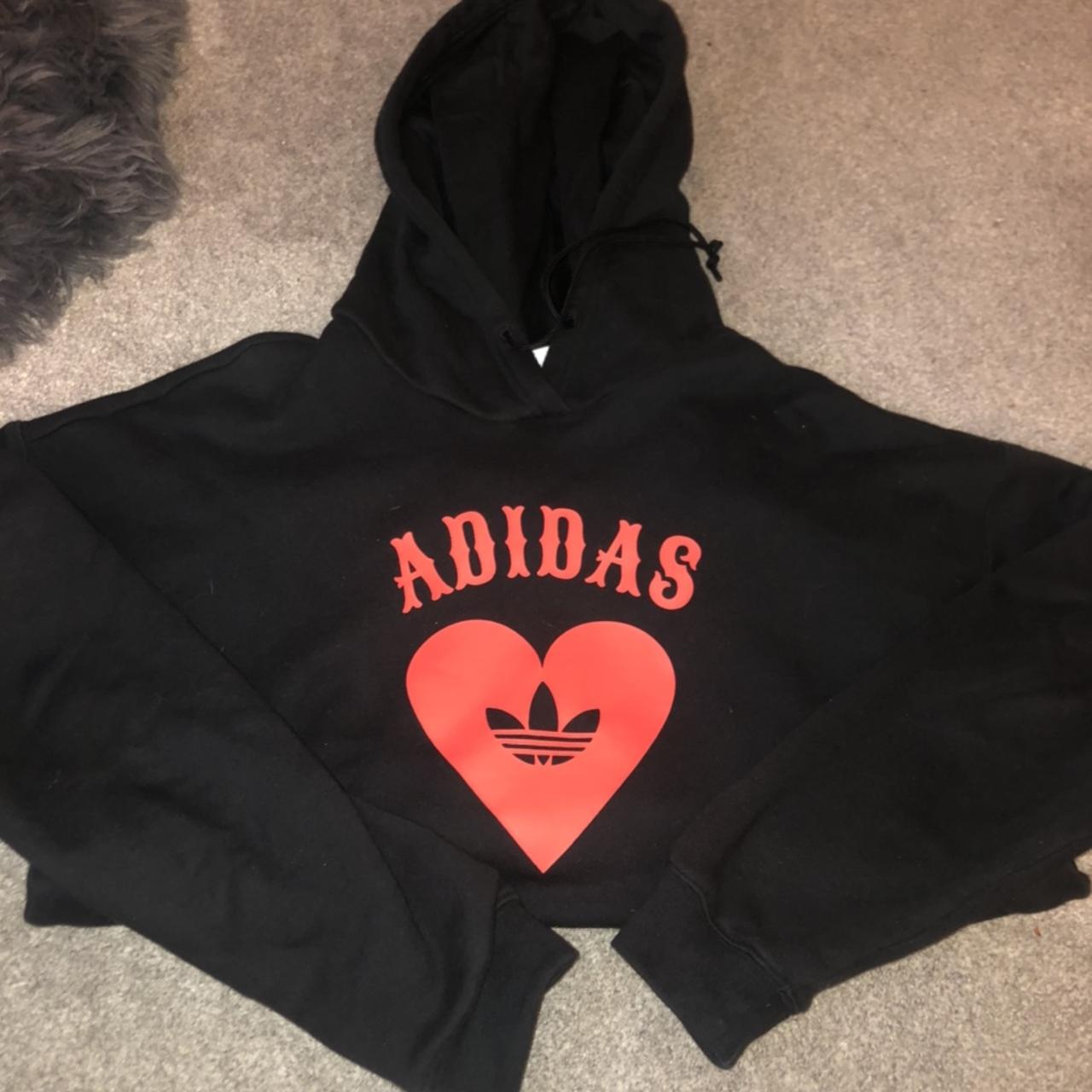 adidas heart hoodie