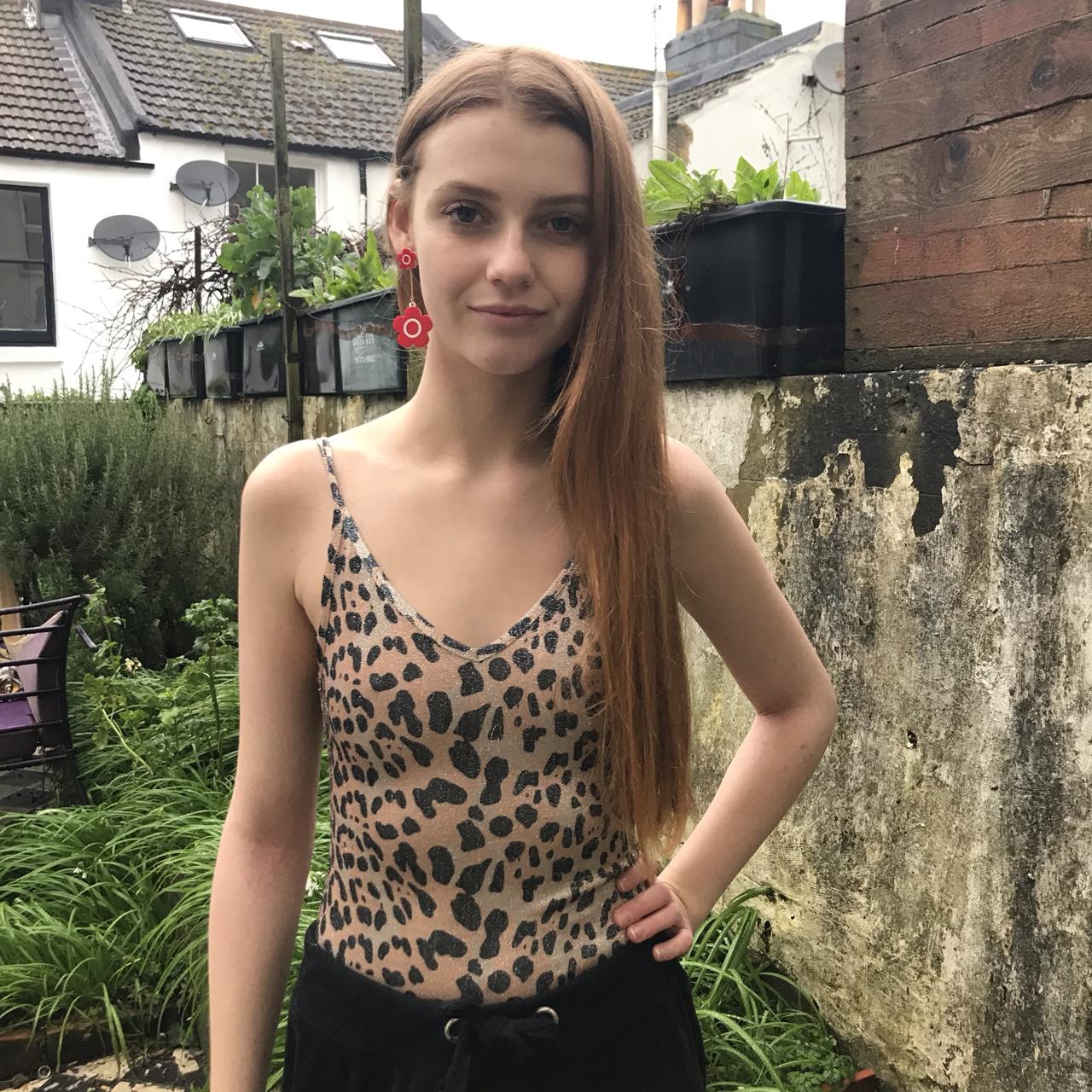 topshop leopard print bodysuit