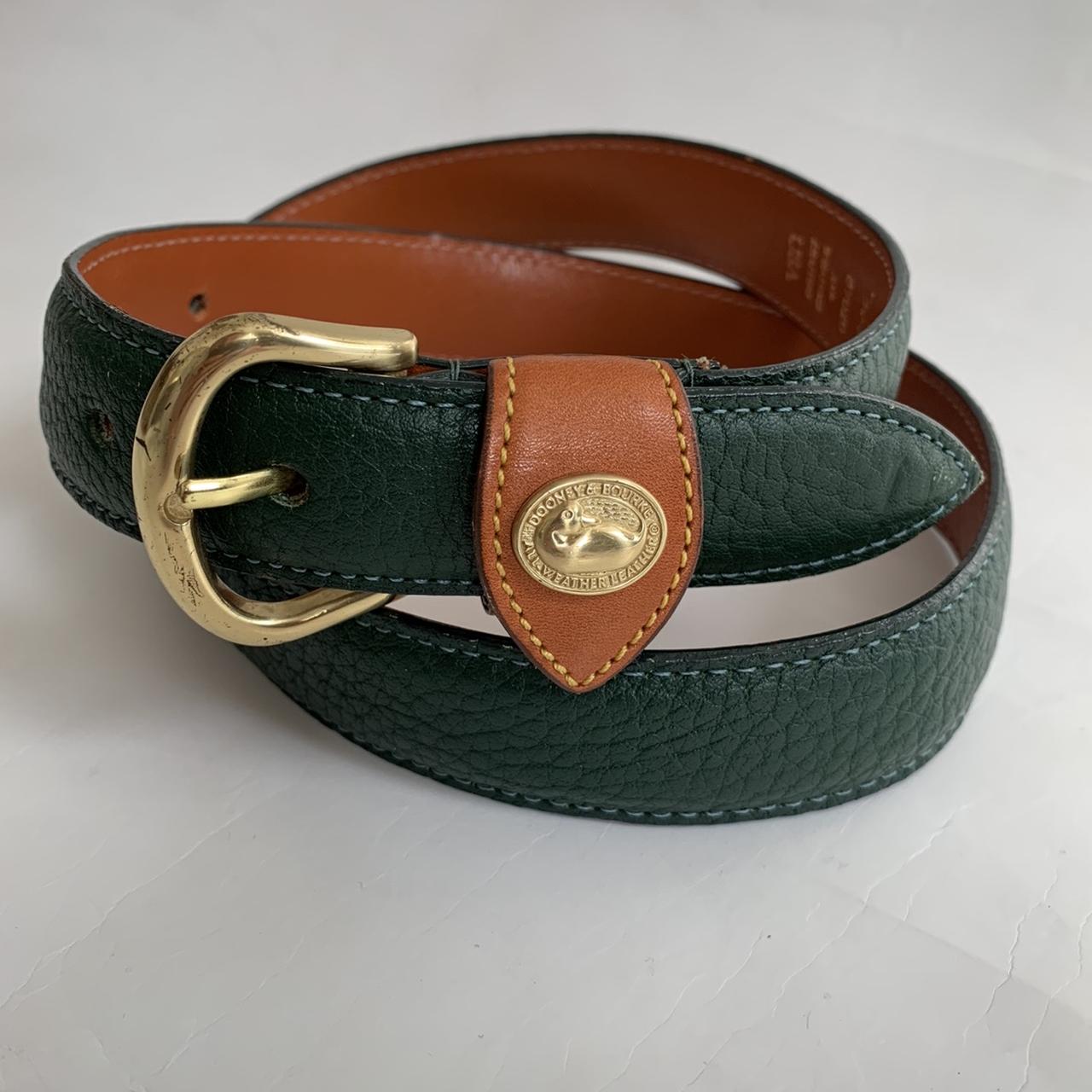vintage 90’s authentic dooney & bourke leather belt... - Depop