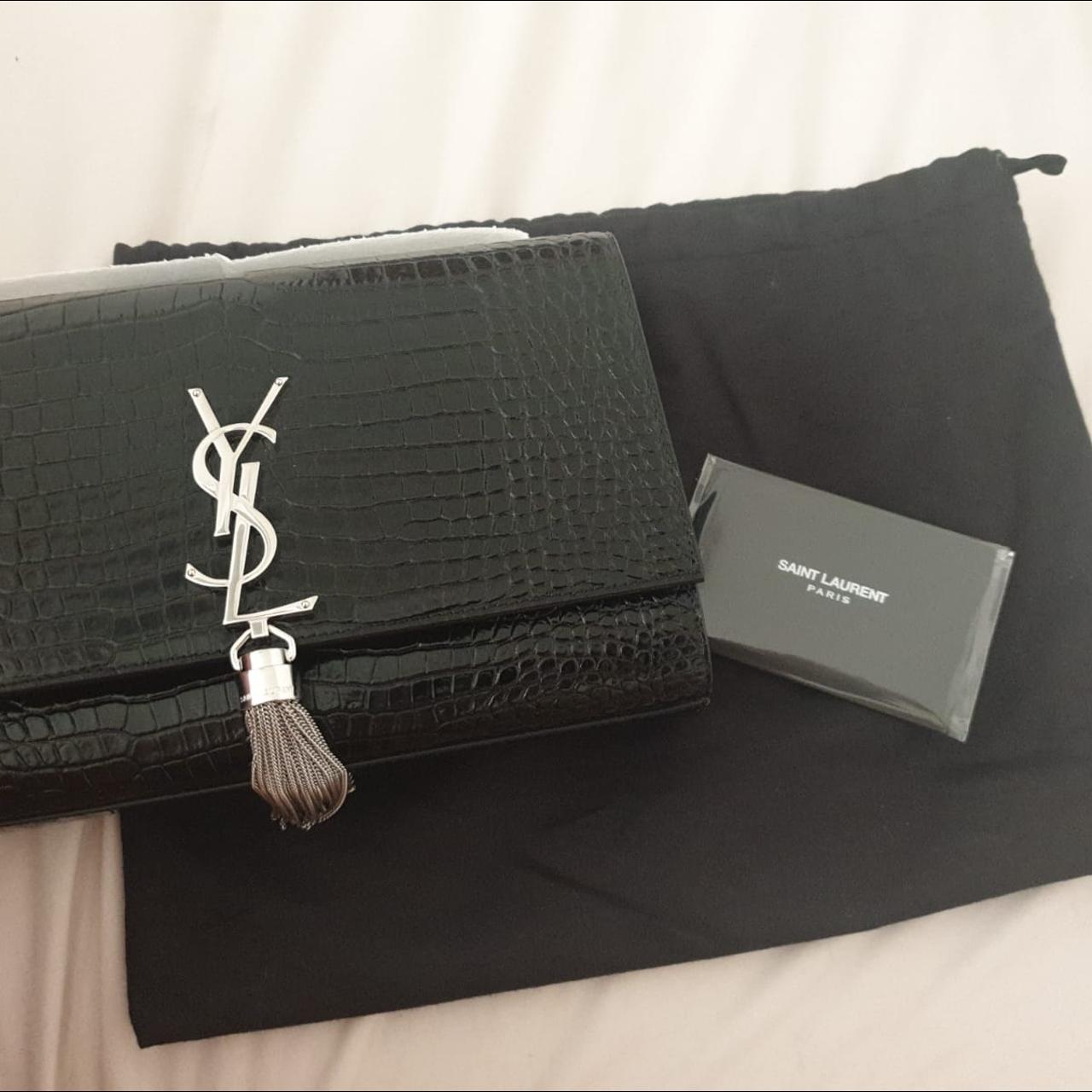 Authentic YSL bag, in great condition only inside - Depop