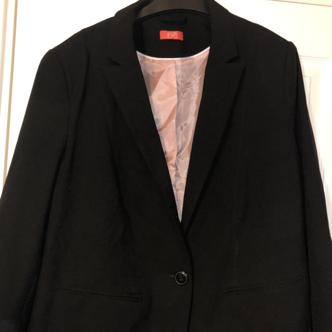 F&f womens blazer sale