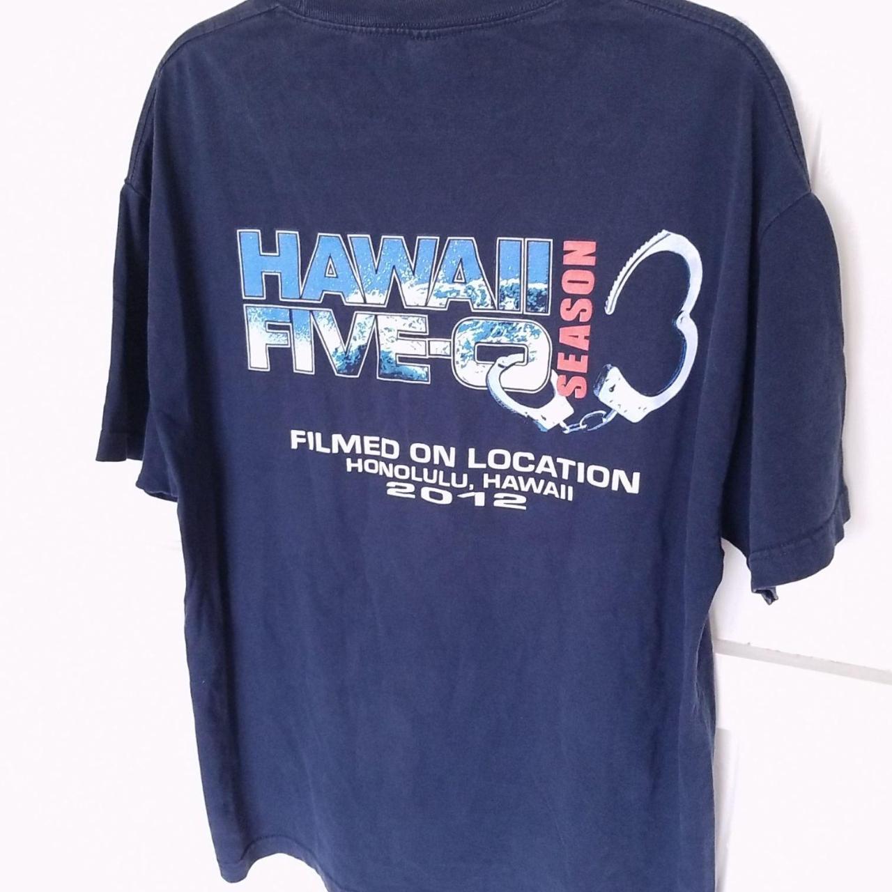 Hawaii Five-O 5-0 Mens S/S FILM CREW Season 3 2012... - Depop