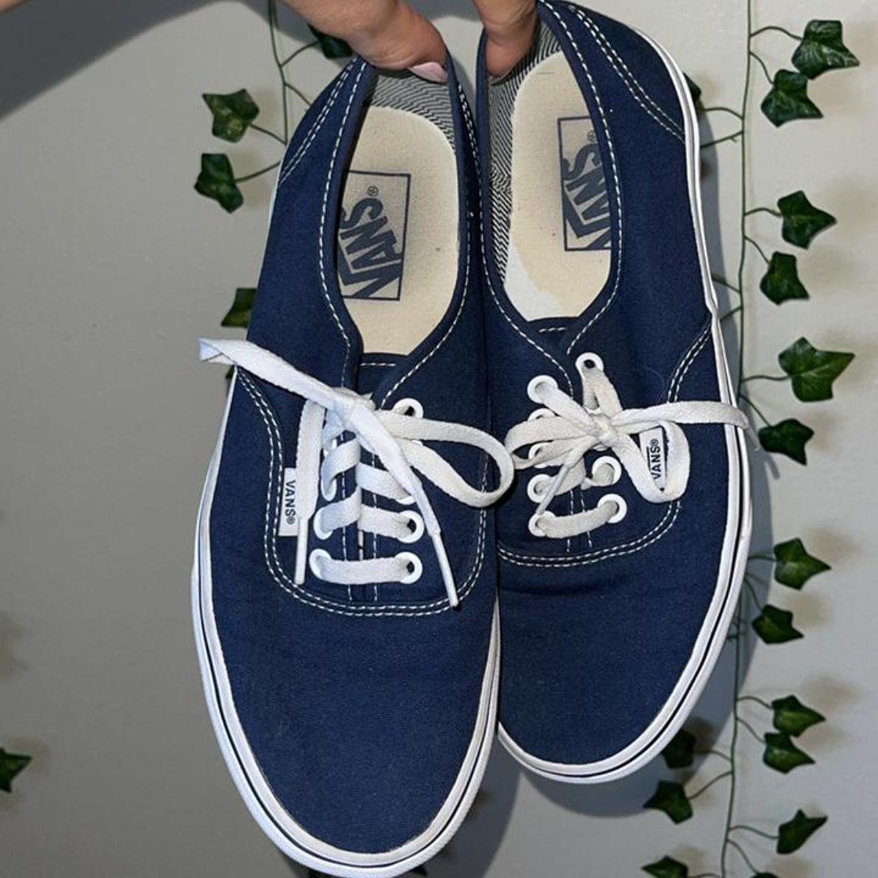 Vans authentic clearance navy blue womens