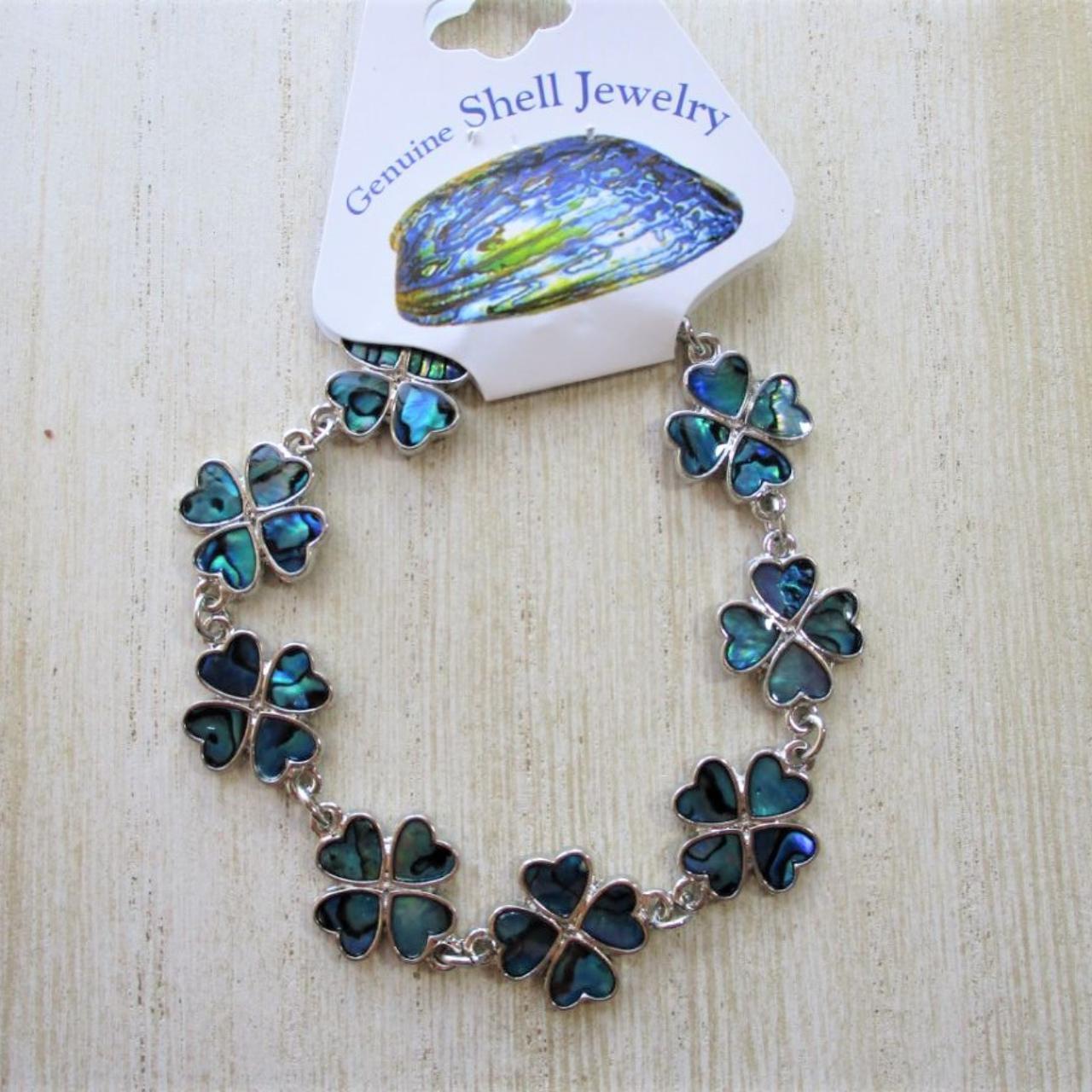 PO LV Shell Leaf Clover Bracelet
