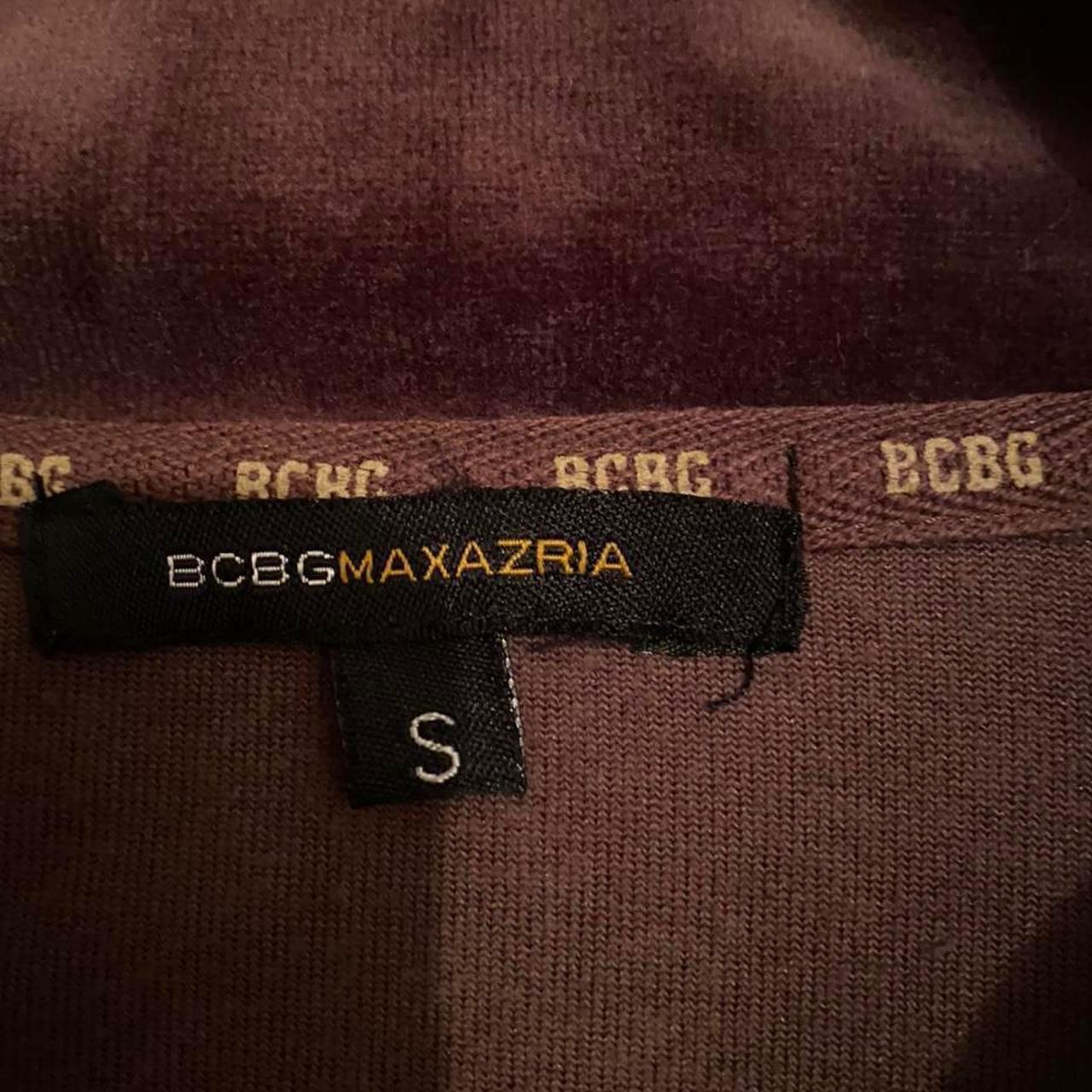 BCBGMAXAZRIA Men's Brown and Tan Hoodie | Depop