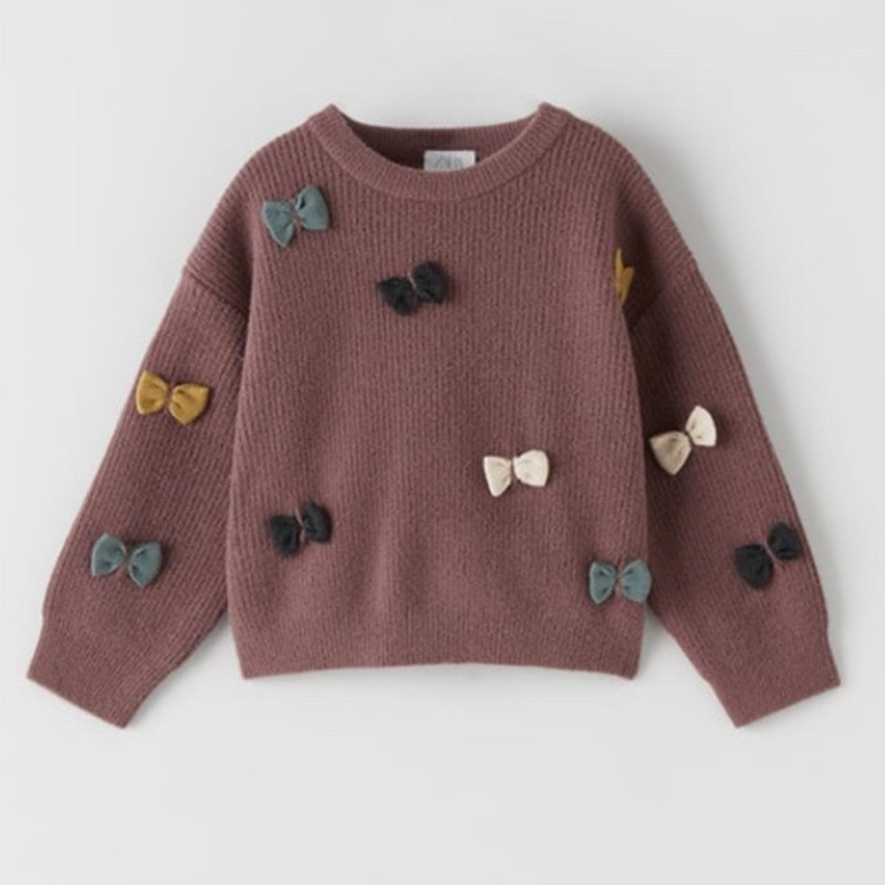 Zara clearance bow jumper