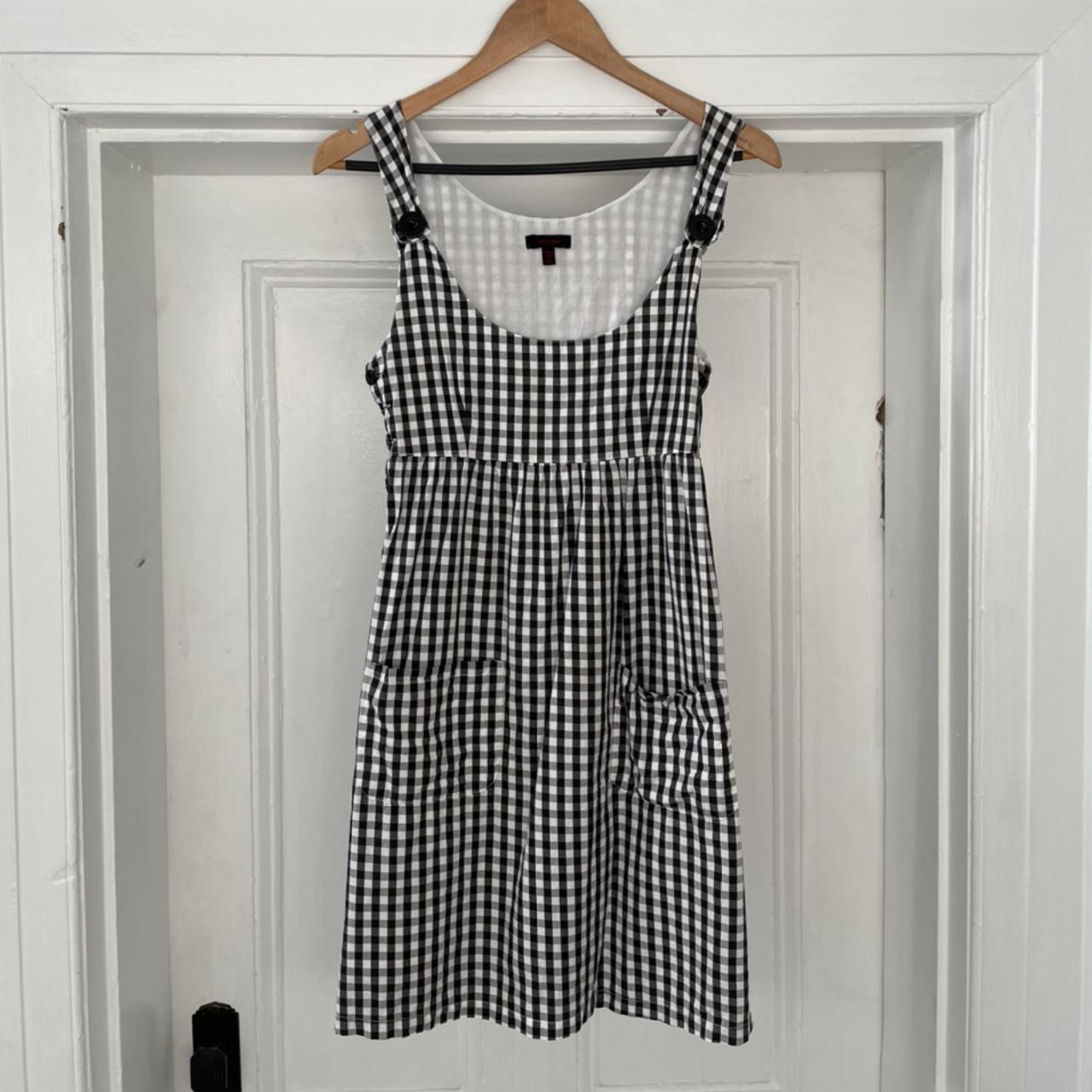 Gingham pinafore dress from Hem & Haw. 100% cotton... - Depop