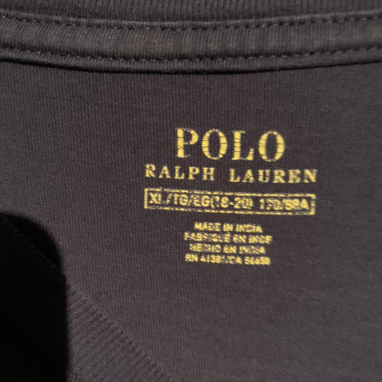 Children long sleeve navy Ralph Lauren t... - Depop