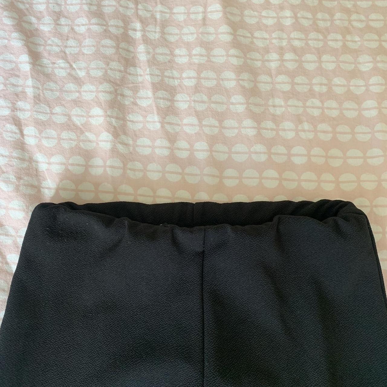 Primark black flare trousers, UK size 6. Would best... - Depop