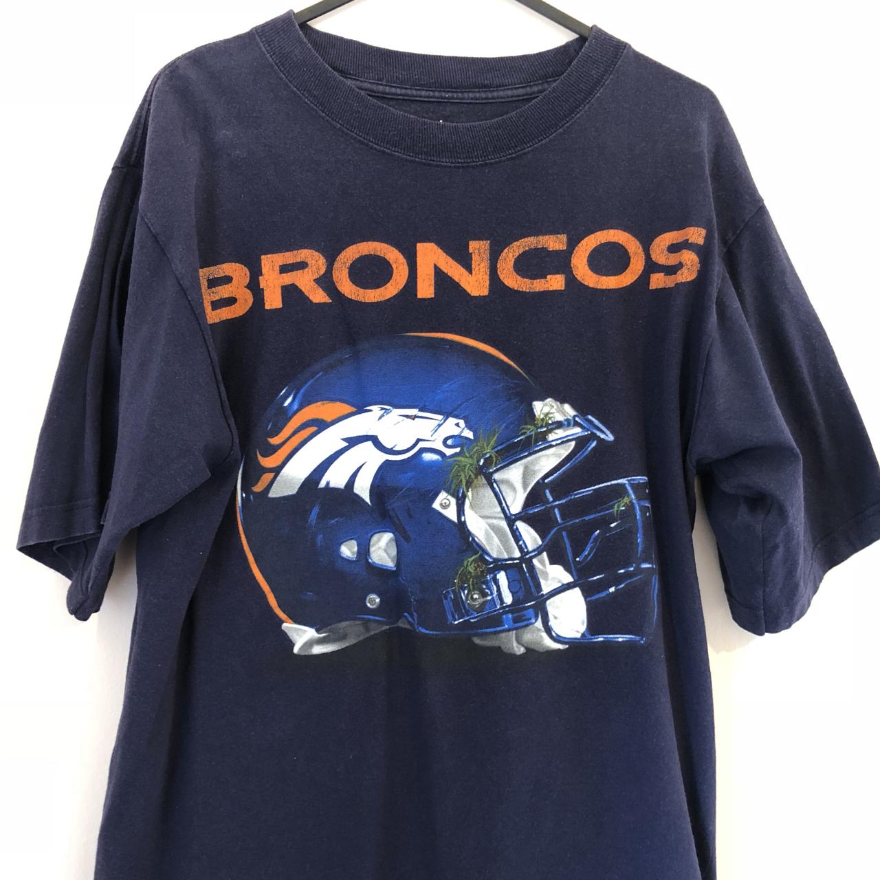 Denver Broncos T-Shirt Adult Large Orange NFL - Depop