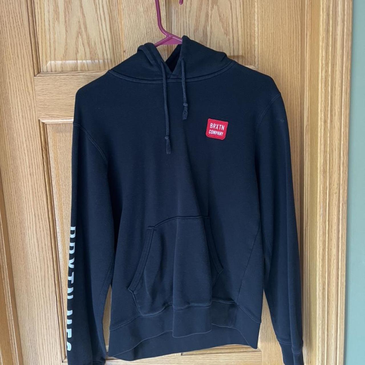 Brixton Company Hoodie. Logo patch on the chest and... - Depop