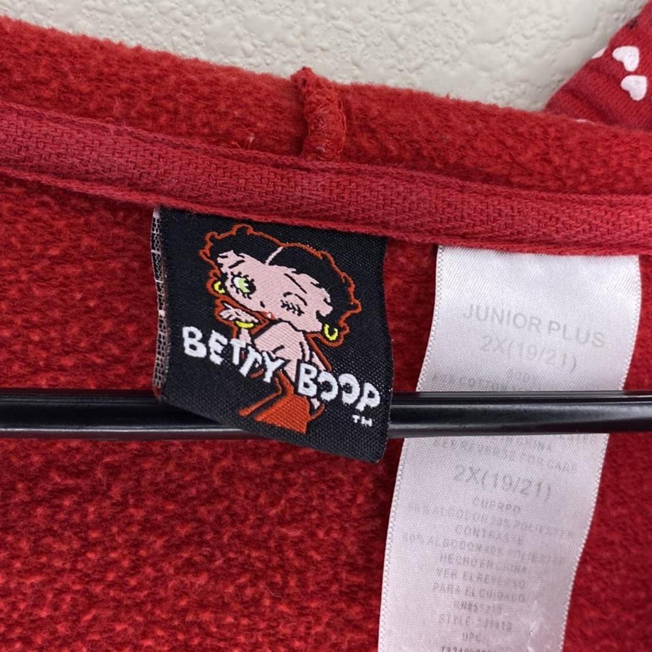 gorgeous y2k official betty boop hoodie ️ -made in... - Depop