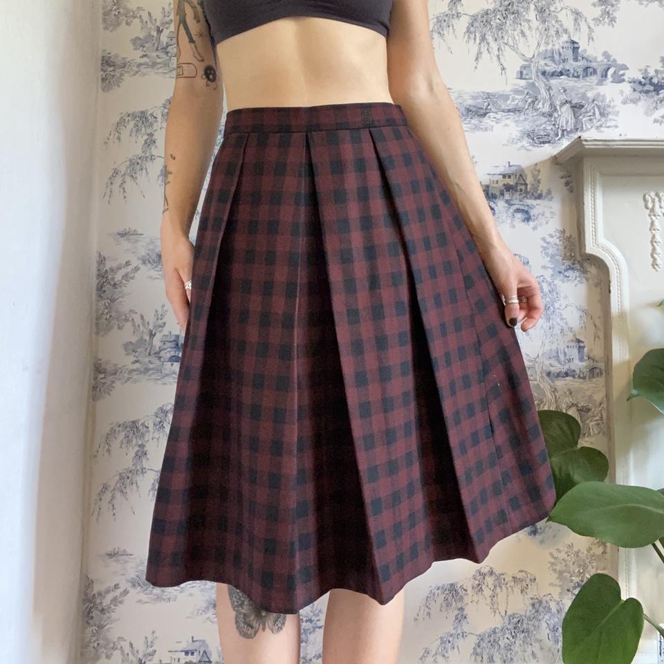 OG Drop Dead !! Knee length tartan skirt Amazing... - Depop