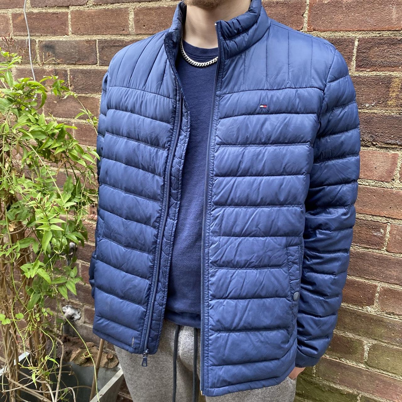tommy hilfiger thin puffer jacket