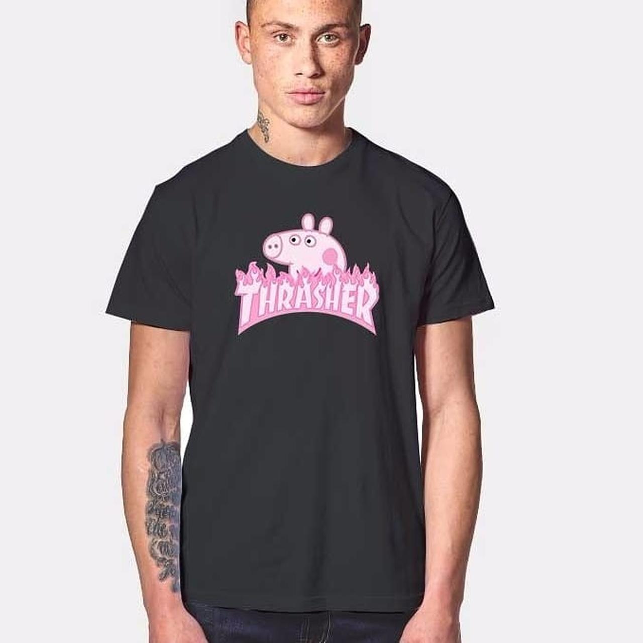 Pig Shirt Thrasher Hoodie Peppa Pig Peppa Pig Thrasher Tee #peppa