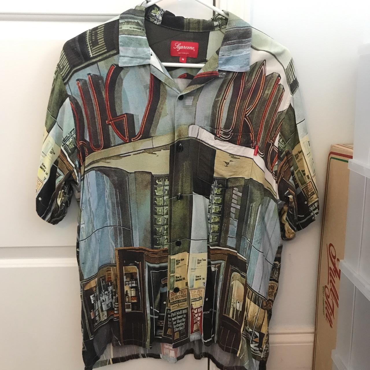 supreme drugs rayon shirt