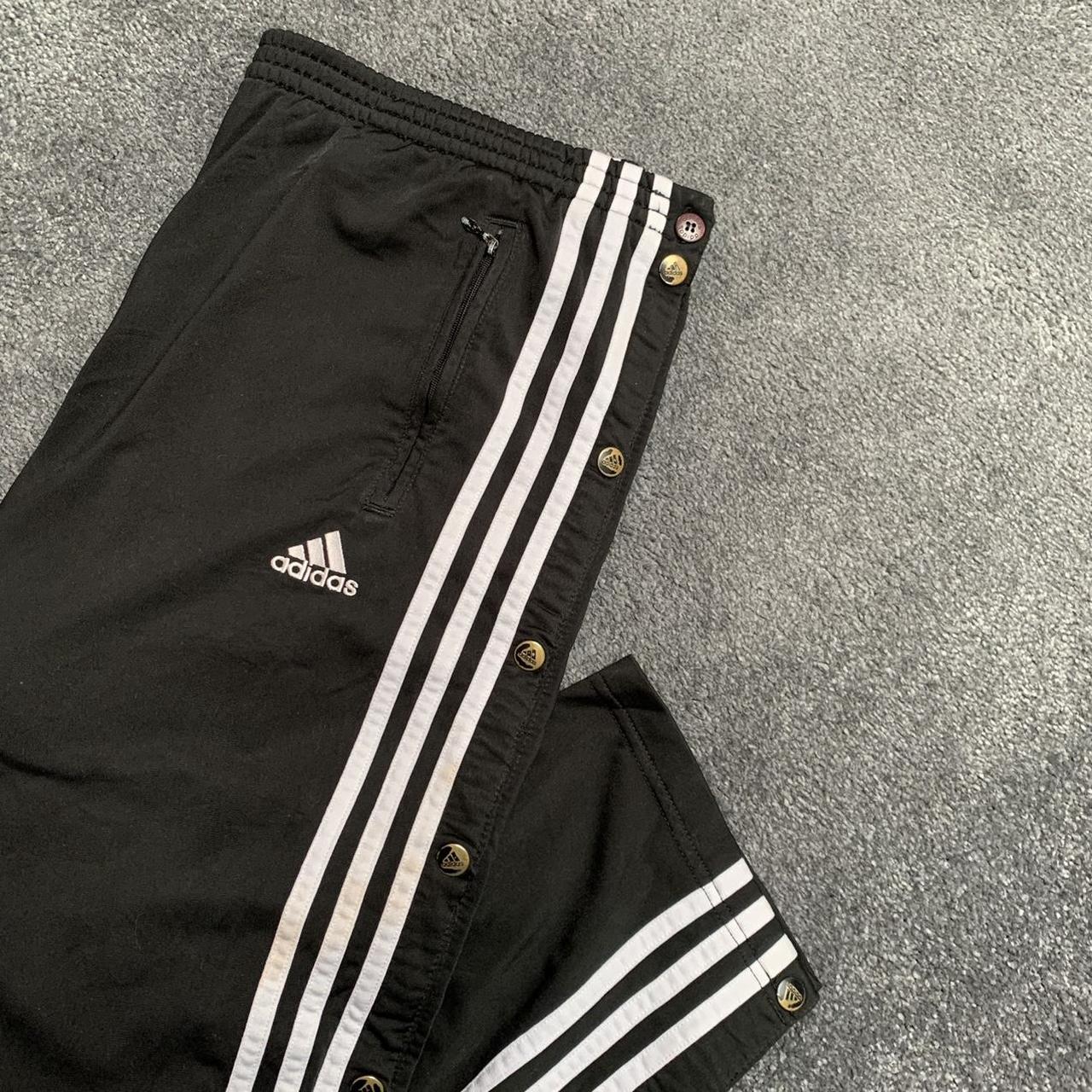Vintage Adidas joggers. Vintage Adidas popper... Depop
