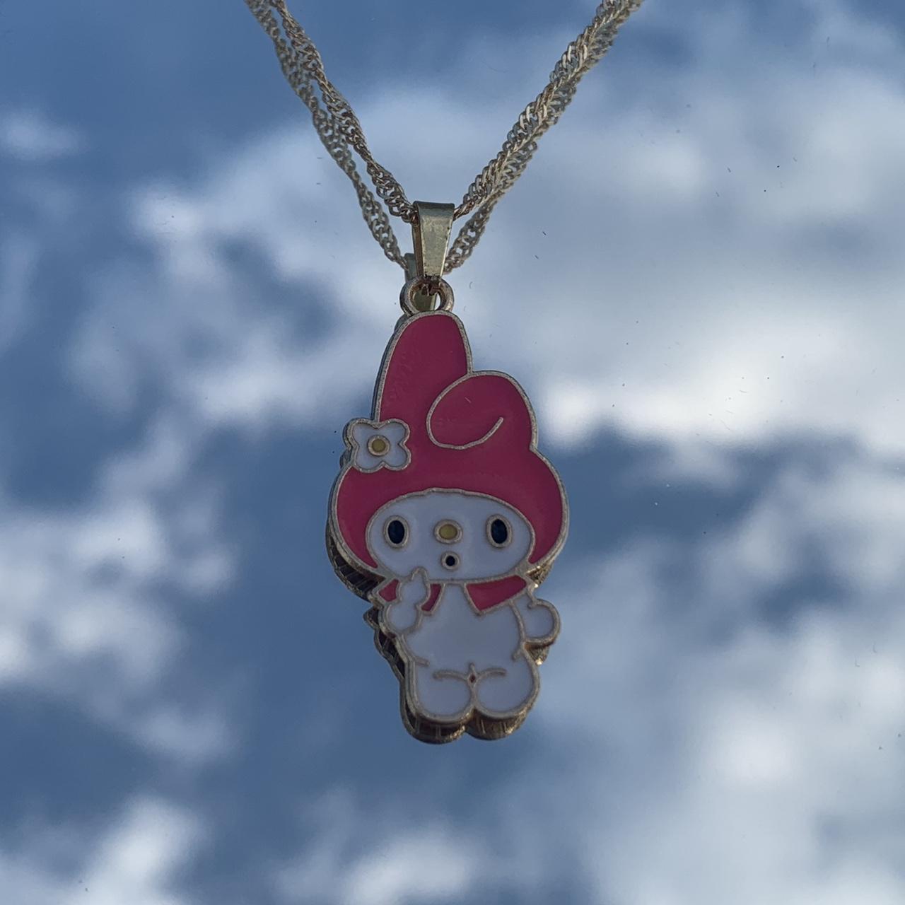 cinnamoroll necklace • the necklace is 16” • - Depop