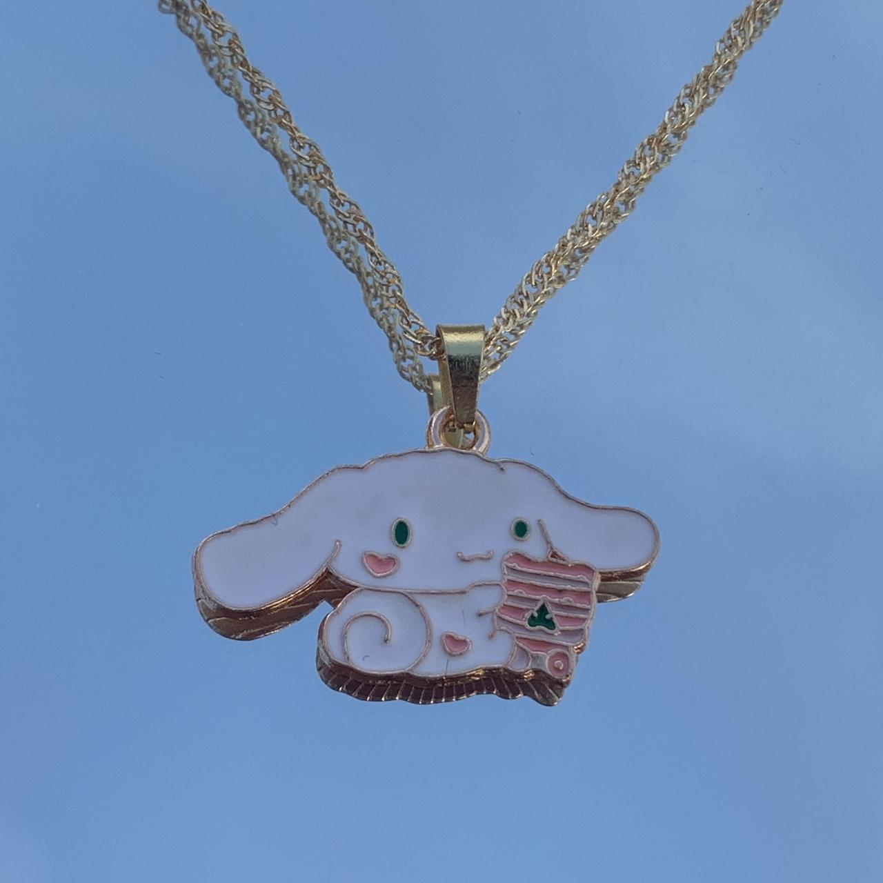 cinnamoroll necklace • the necklace is 16” • - Depop