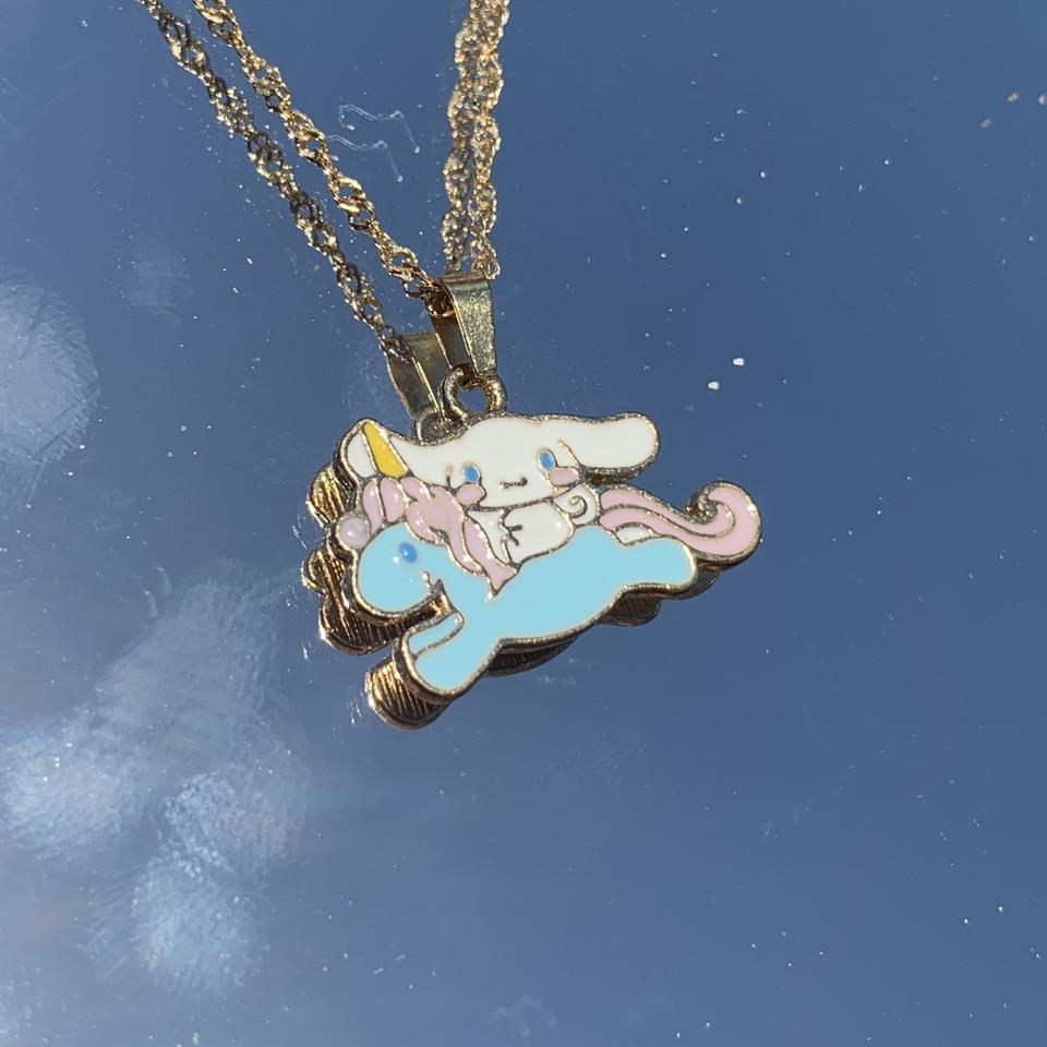 cinnamoroll necklace • the necklace is 16” • - Depop
