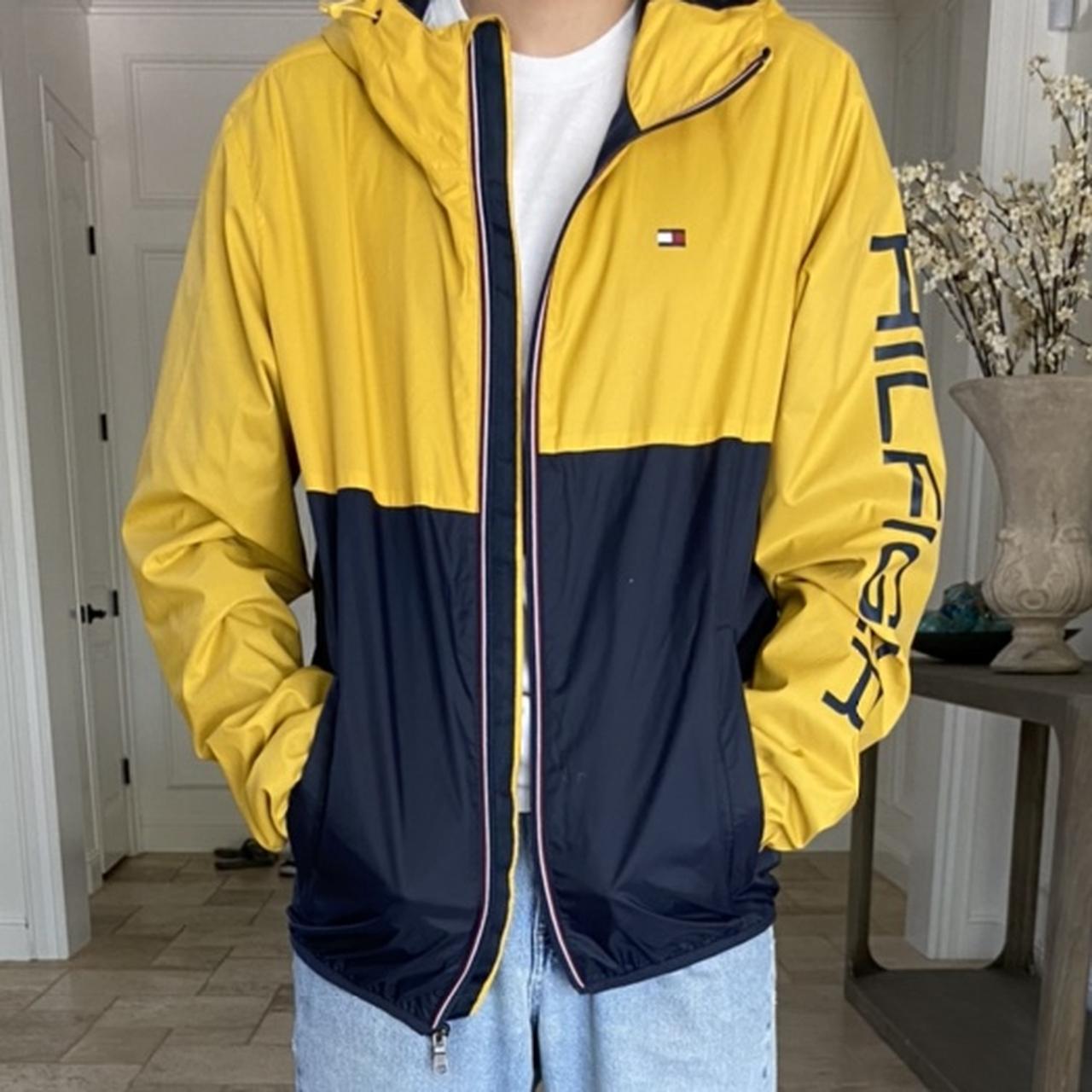 red yellow blue tommy hilfiger windbreaker