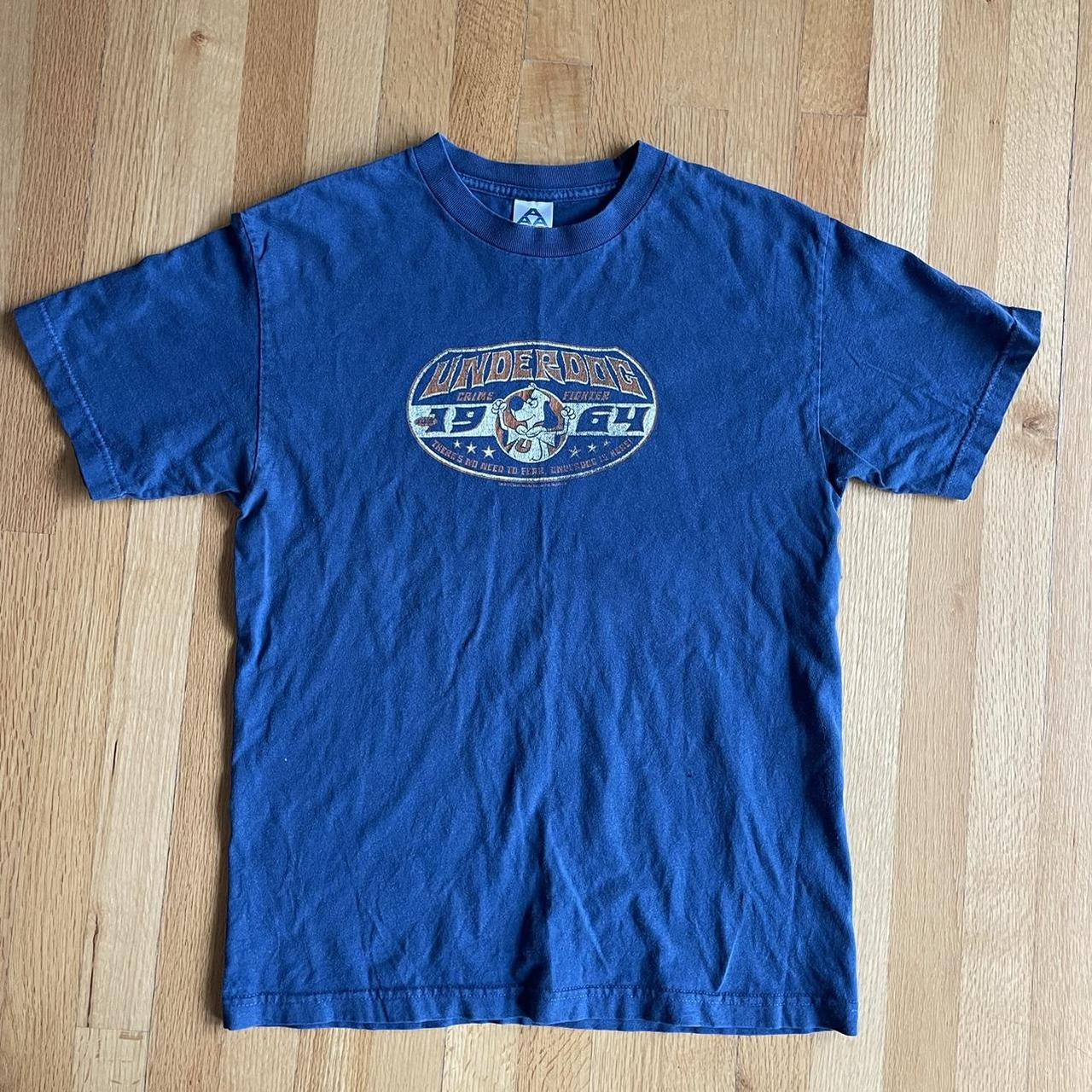 Men's Navy and Blue T-shirt | Depop