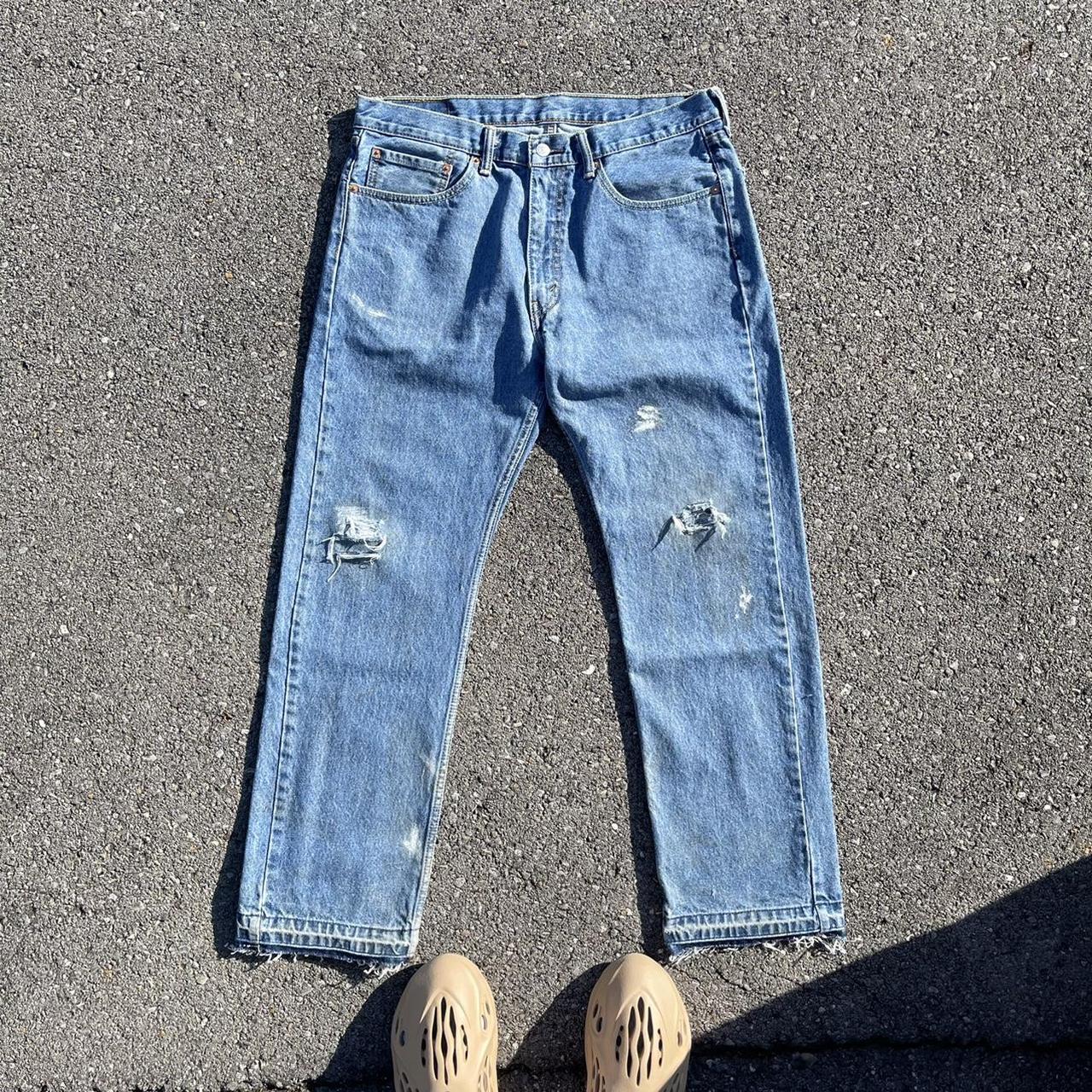 vintage distressed levi jeans