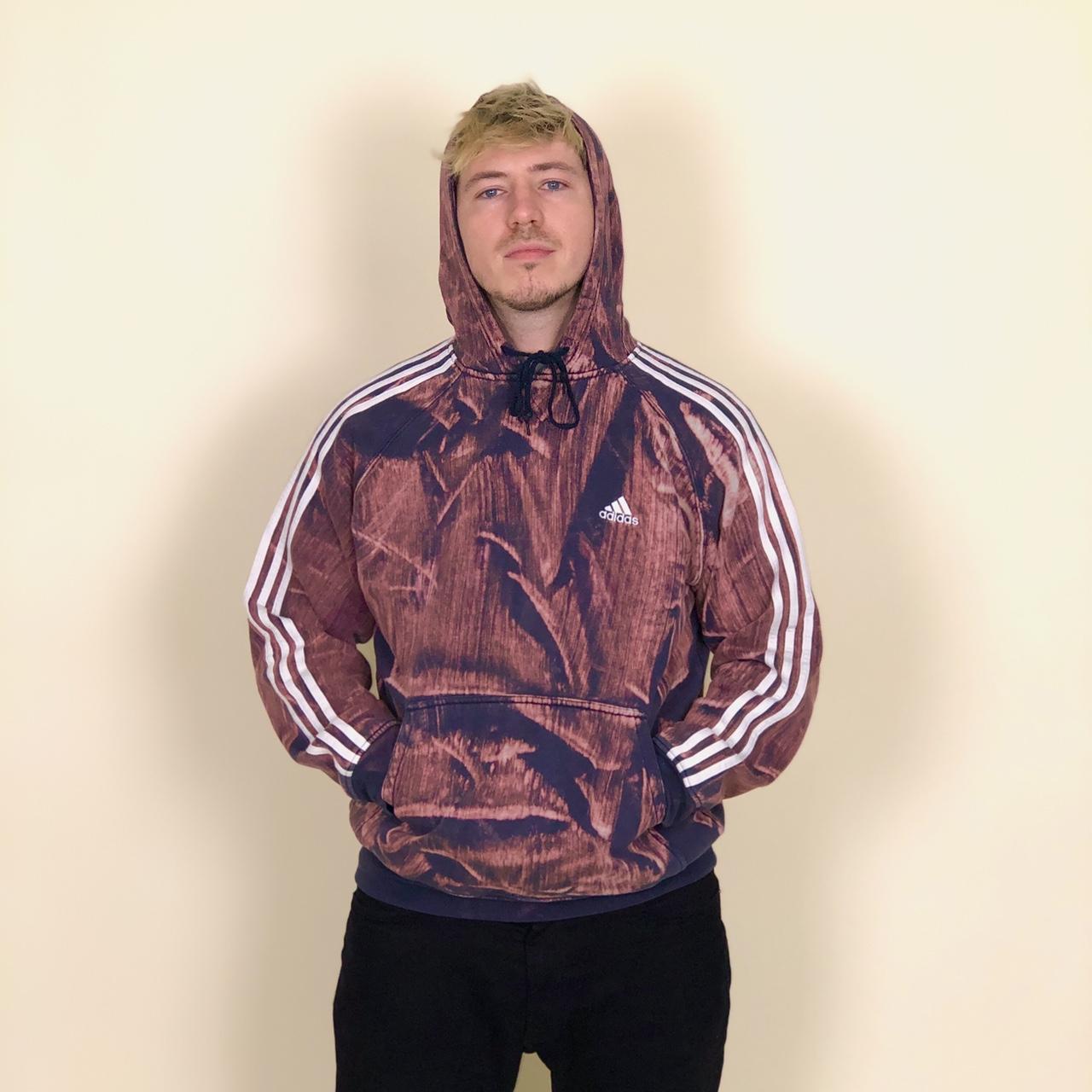 rust adidas hoodie