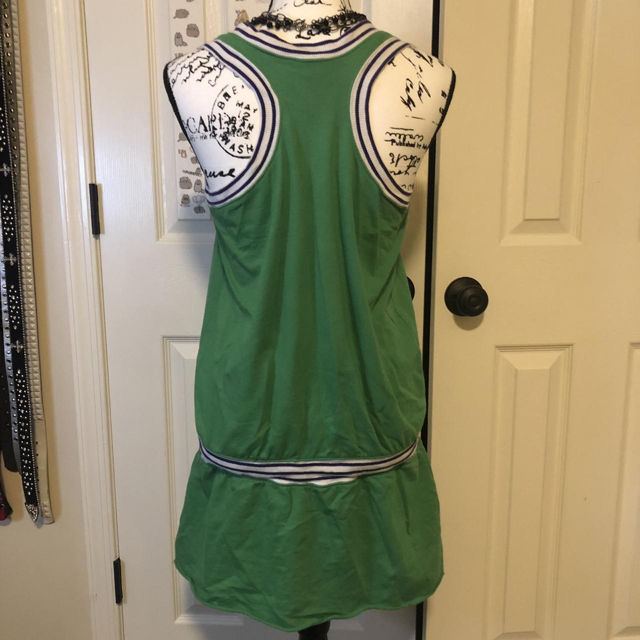 Joe Boxer Women's Green and Blue Dress Depop