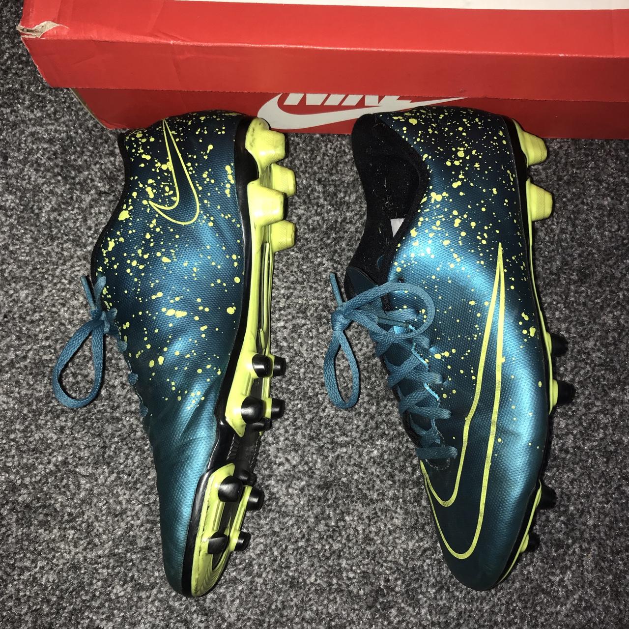 Nike mercurial astro turf football boots. Size - Depop