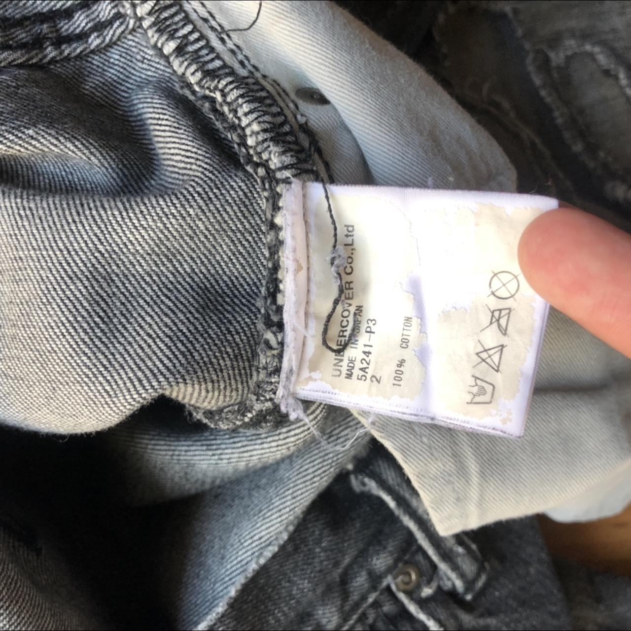 Undercover 68 Yellow Yarn Denim Size 2 Fits like... - Depop