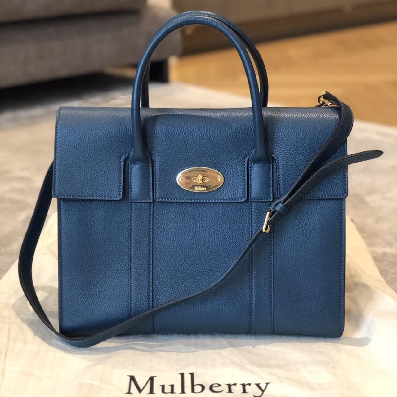 Mulberry Bayswater Small Classic Grain Leather... - Depop
