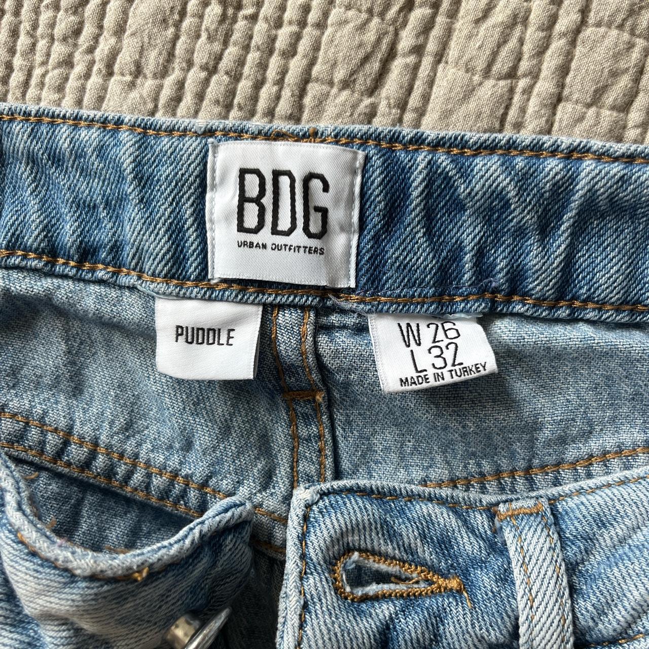 blue BDG puddle jeans • worn on size 6-8 • great... - Depop