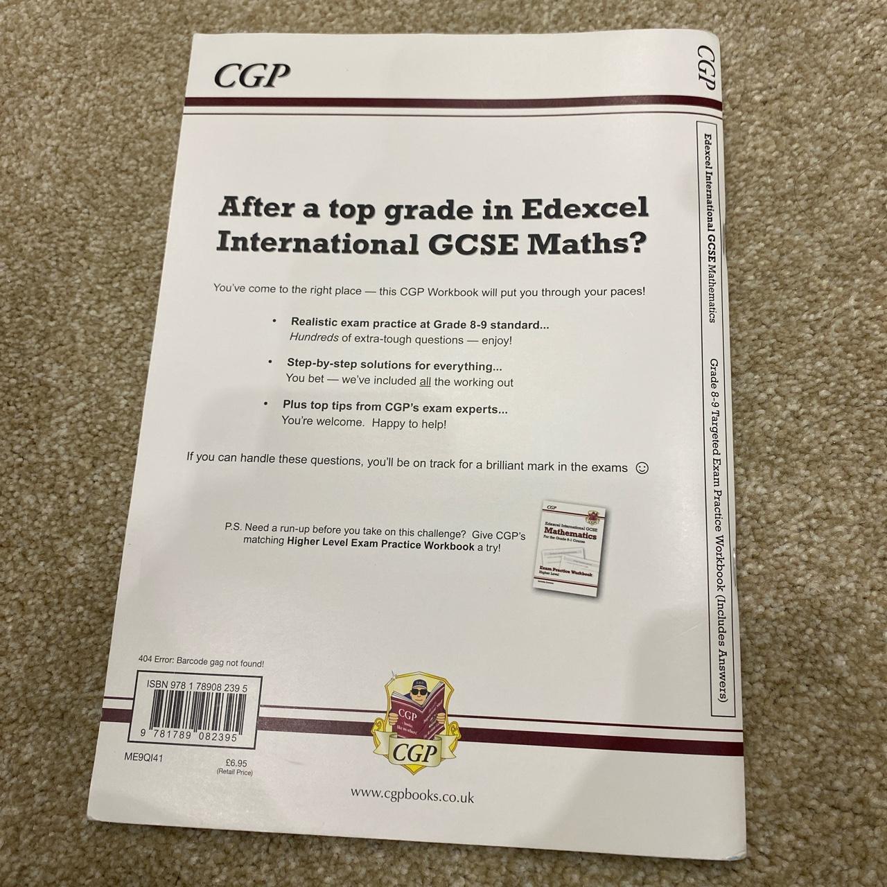 Edexcel IGCSE Mathematics CGP Grade 8-9 Targeted... - Depop