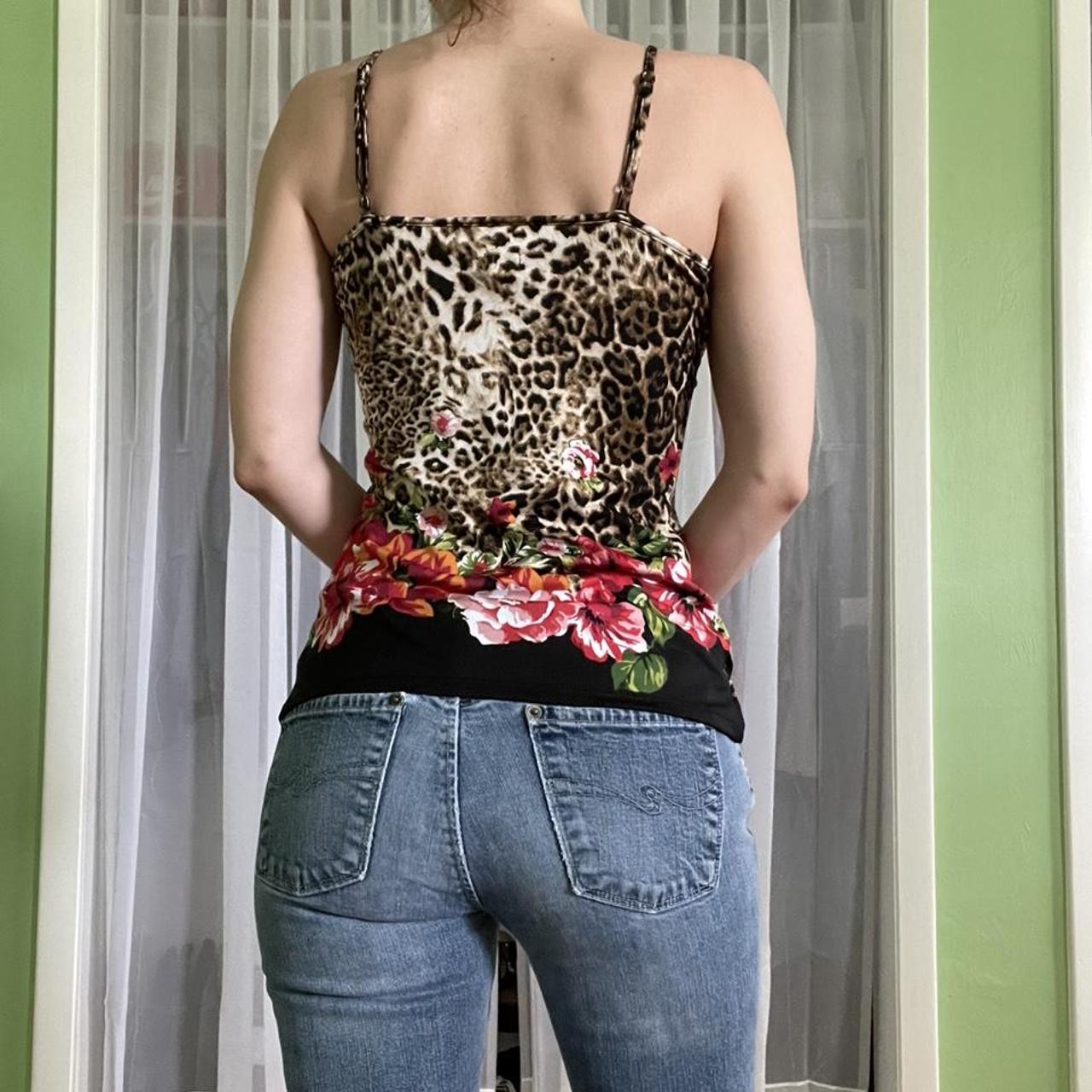 Product Image 3 - CHEETAH FLORAL LACEY TANK TOP

-