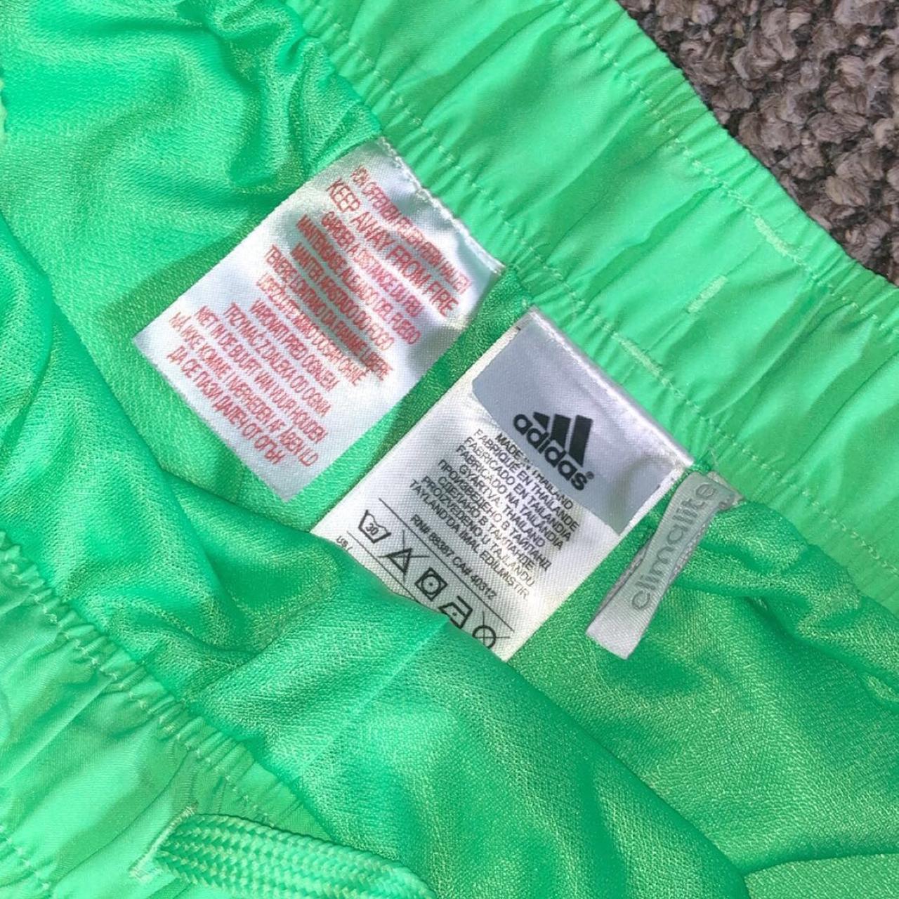 Neon Adidas shorts/ size XXS/ never worn before/... Depop